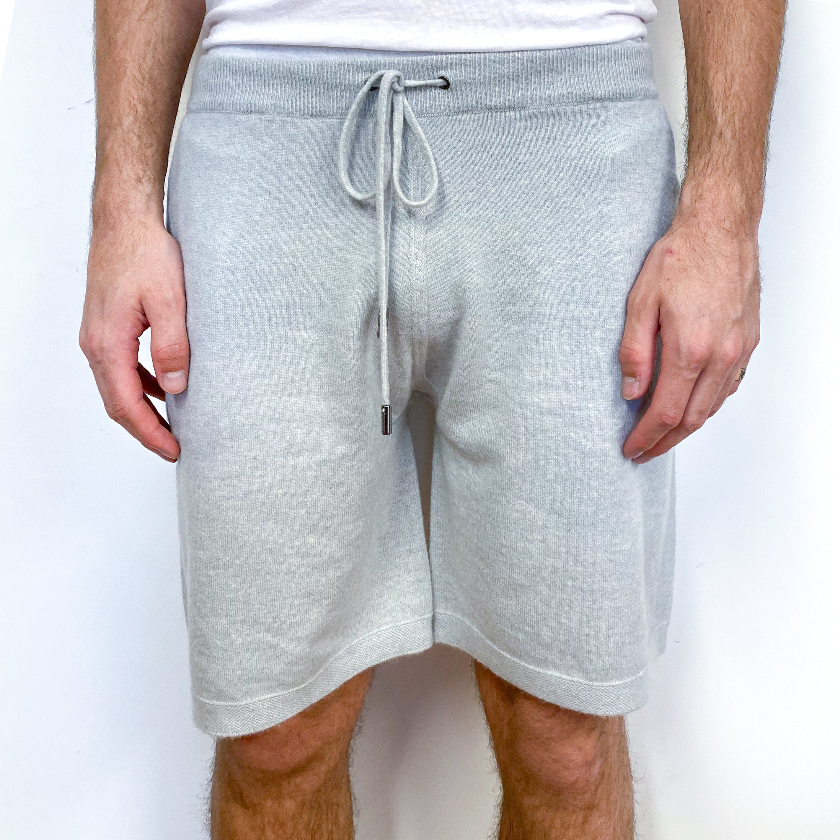 Men’s Brand New Scottish Frost Grey Lounge Shorts Medium