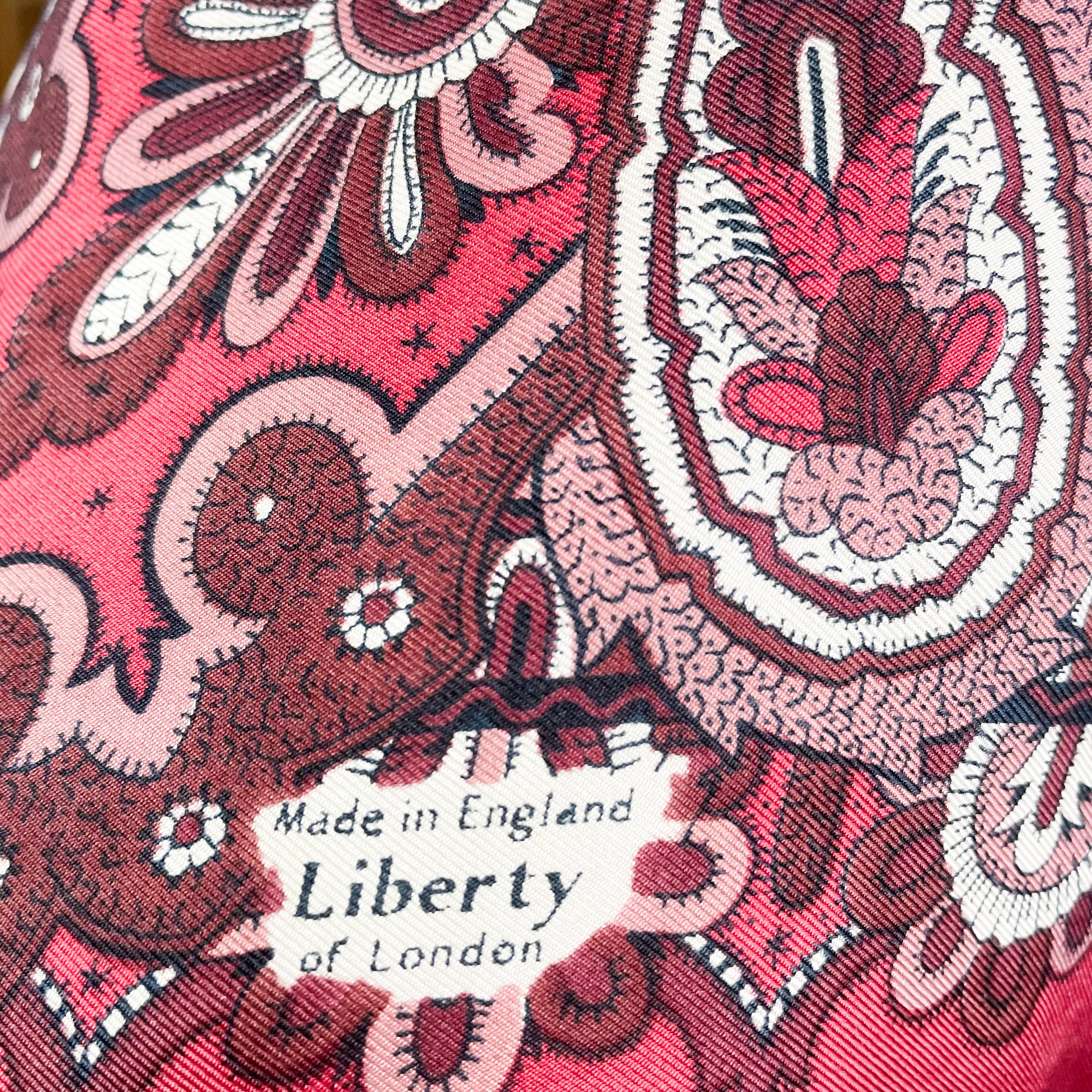 1970s Small Liberty Vintage Silk Scarf