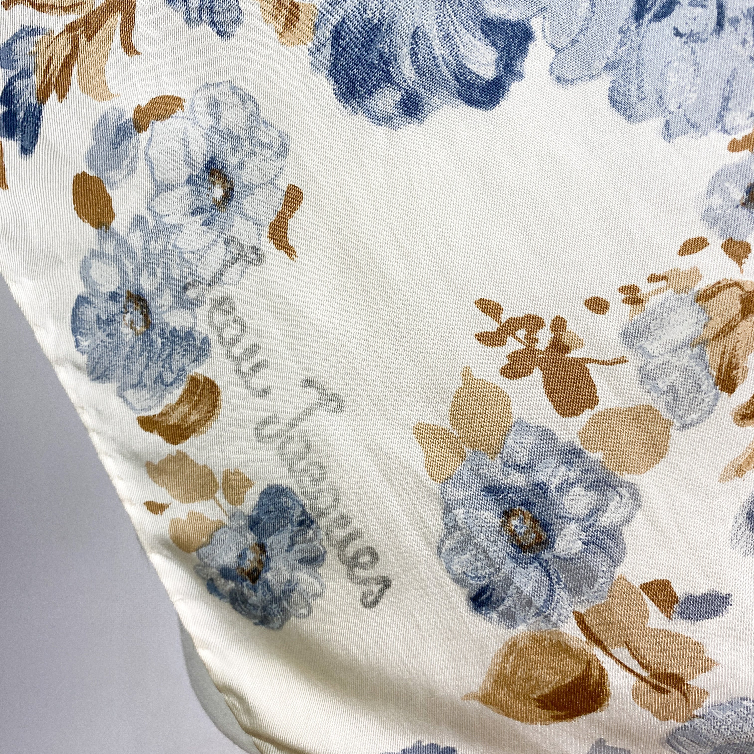 1970s Jean Jacques Floral Vintage Silk Scarf