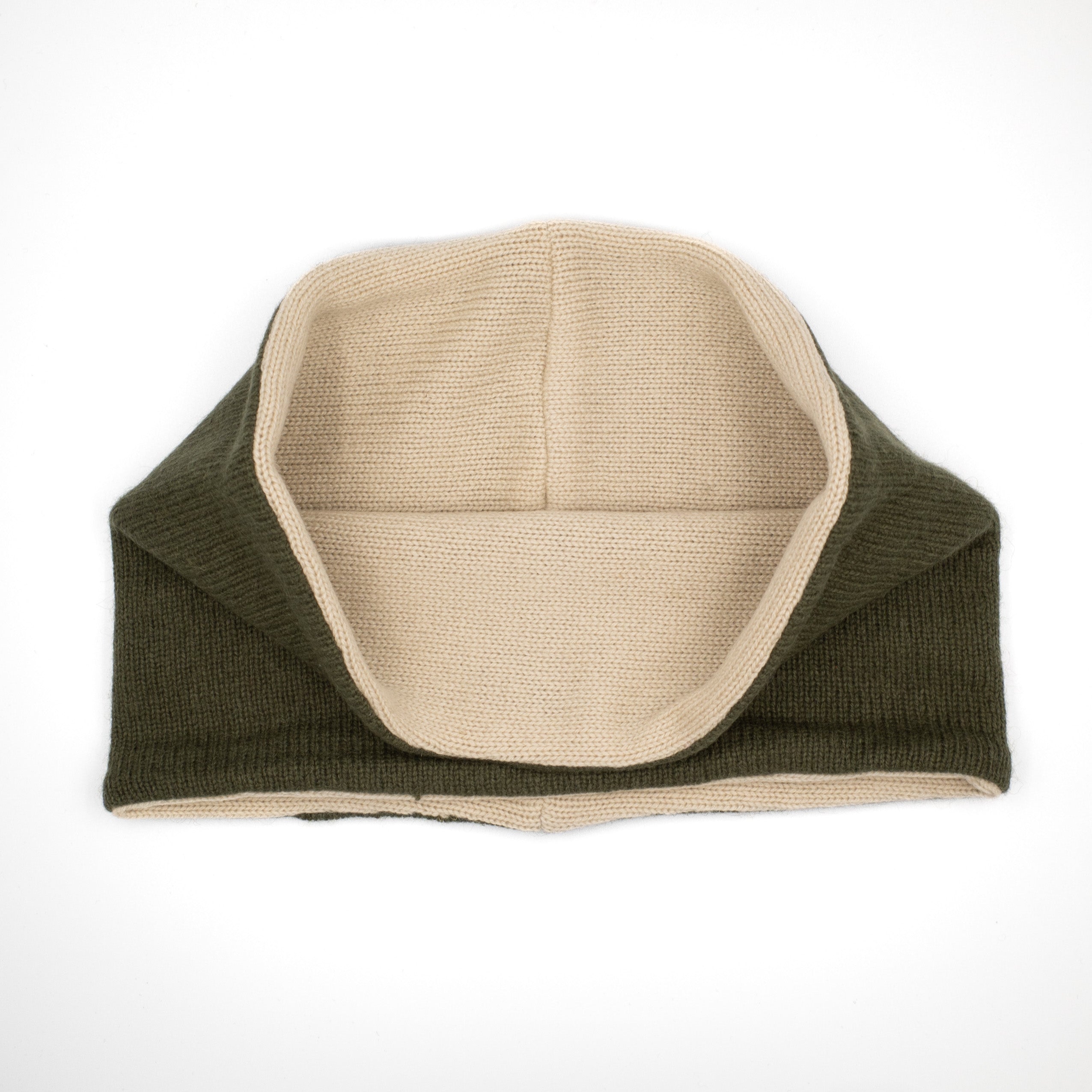 Men’s Khaki and Cornish Cream Neck Warmer