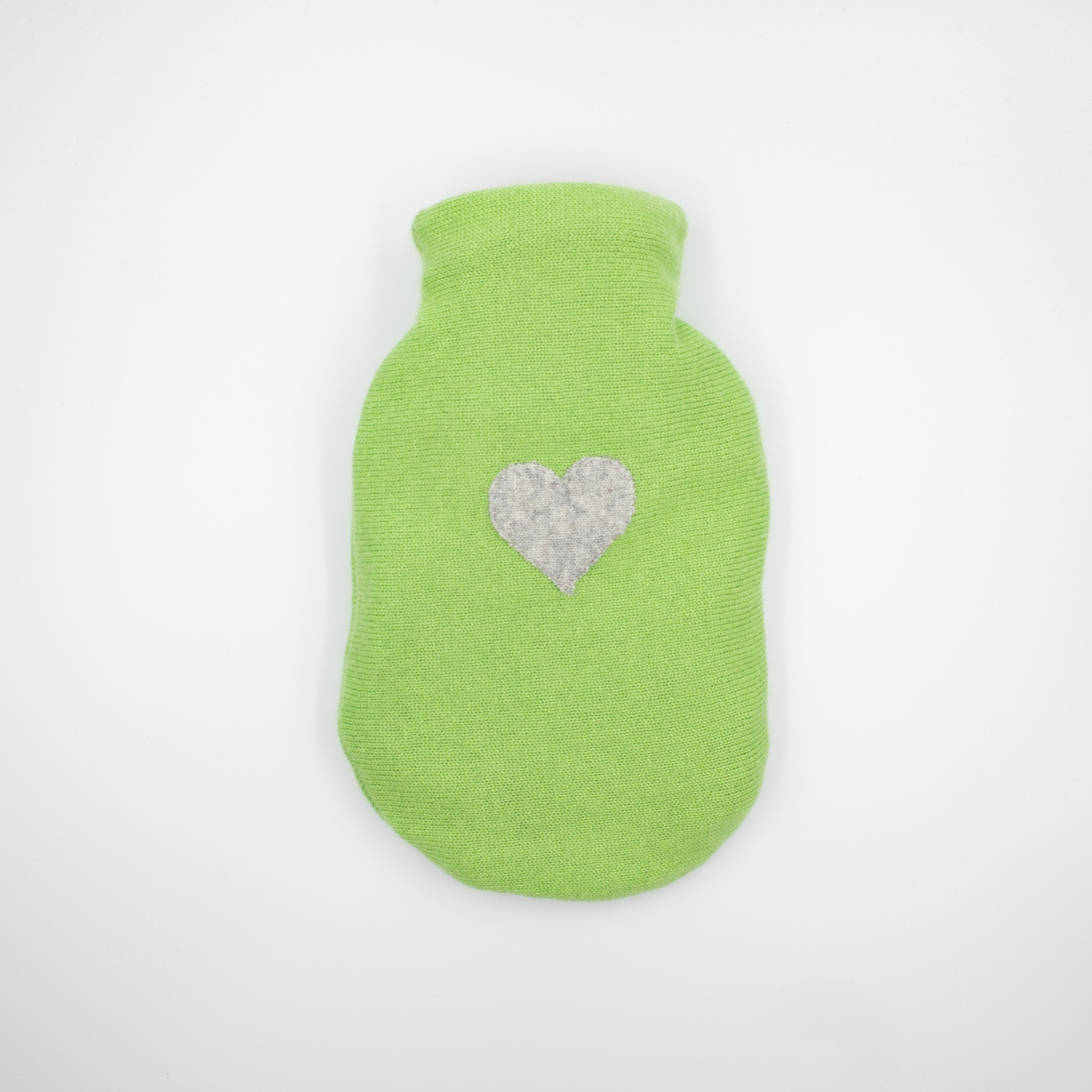 Spring Green Cashmere Small Hot Water Bottle