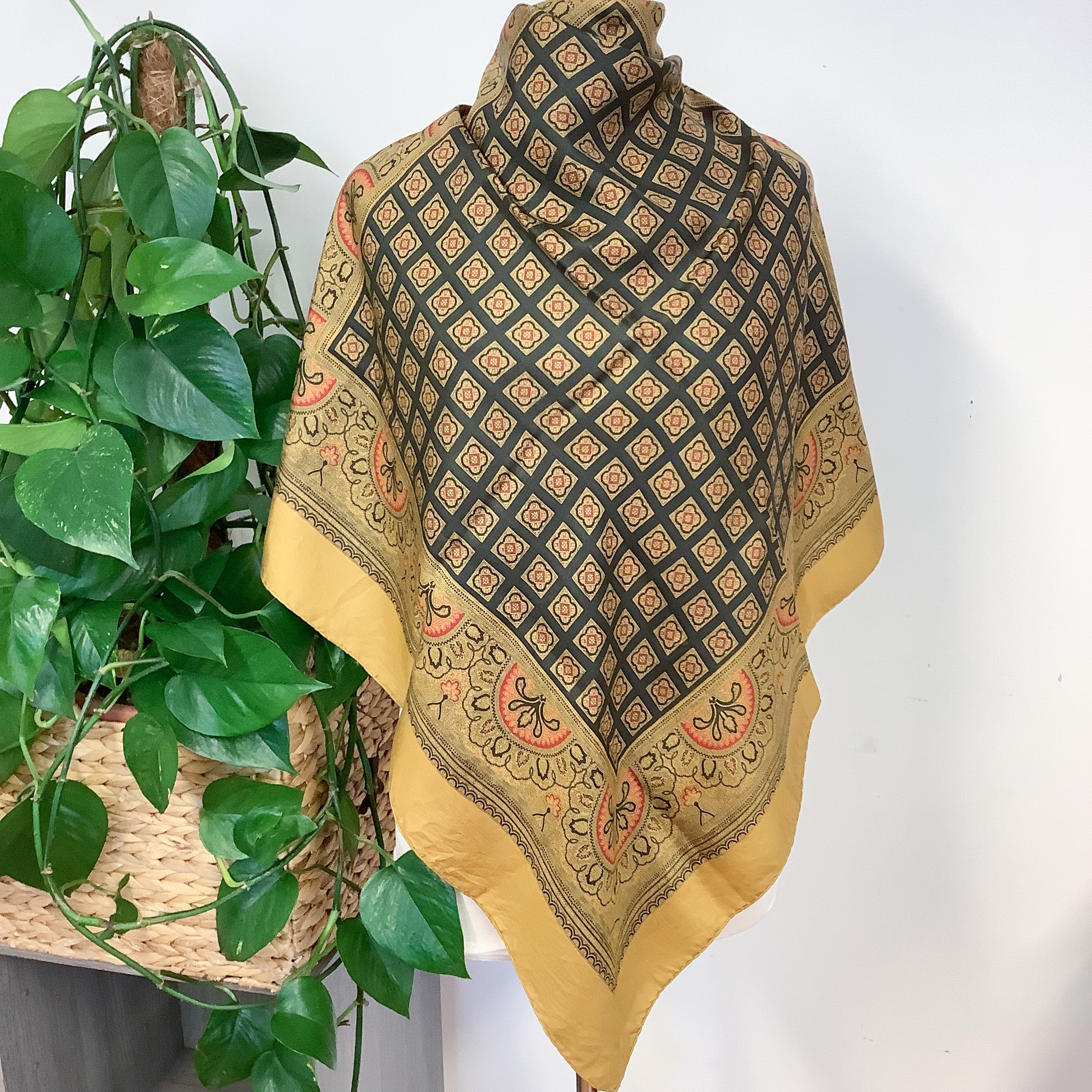 Paisley Italian Vintage Silk Scarf