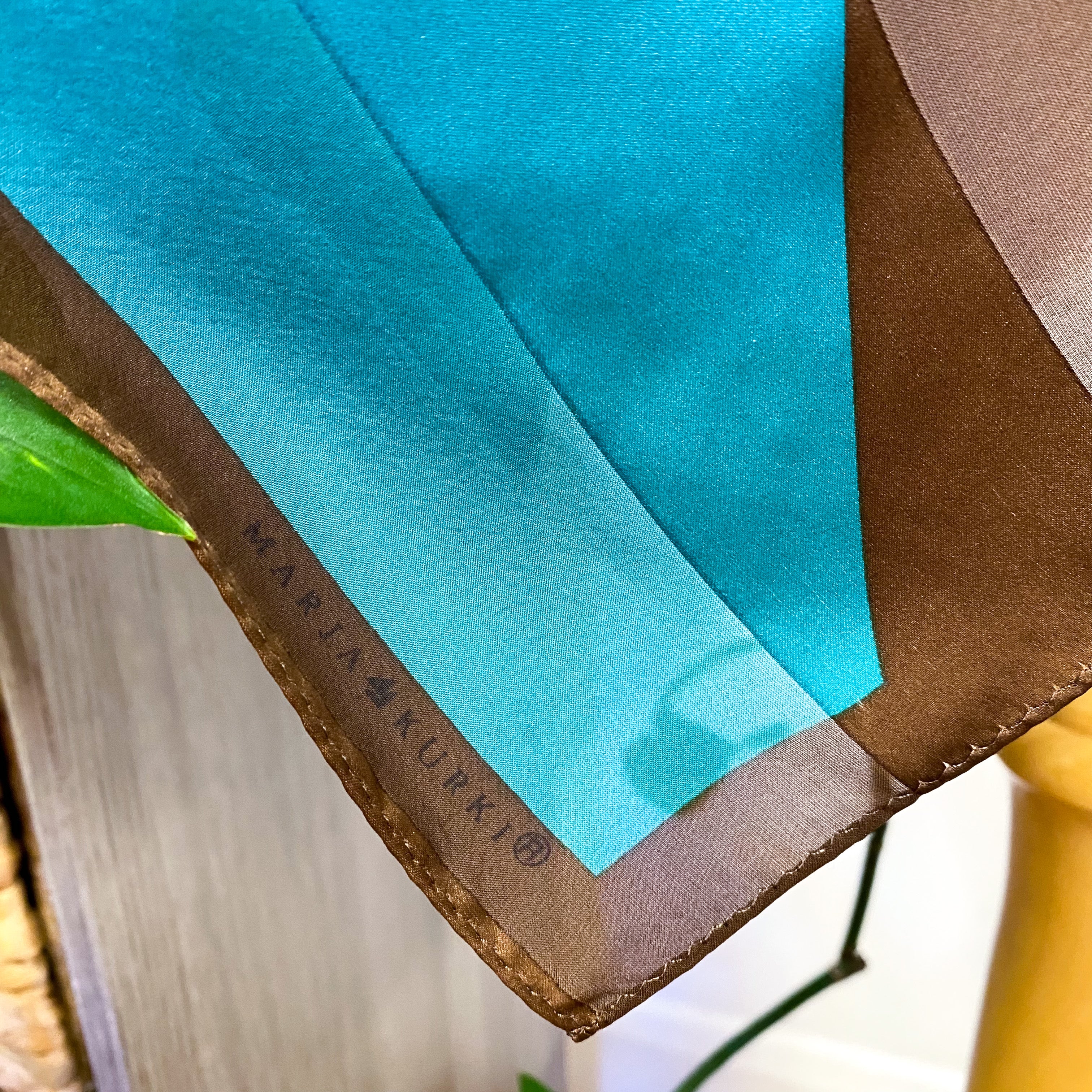Marja Kurki Abstract Design Large Silk Scarf