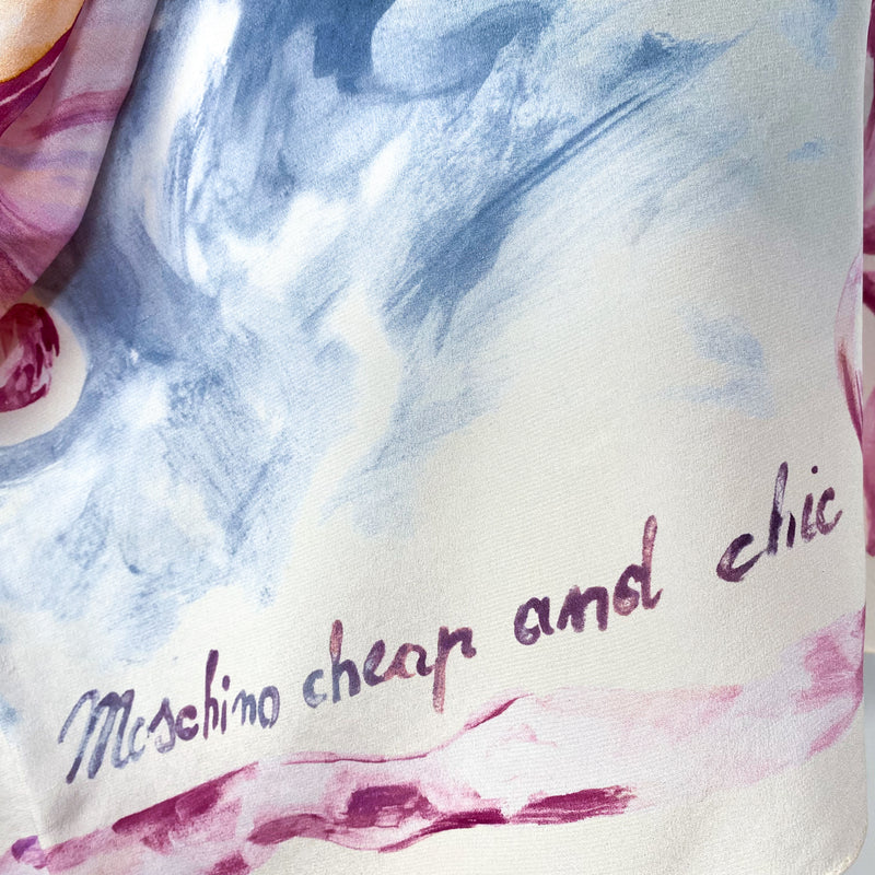 Moschino Designer Crêpe Silk Scarf