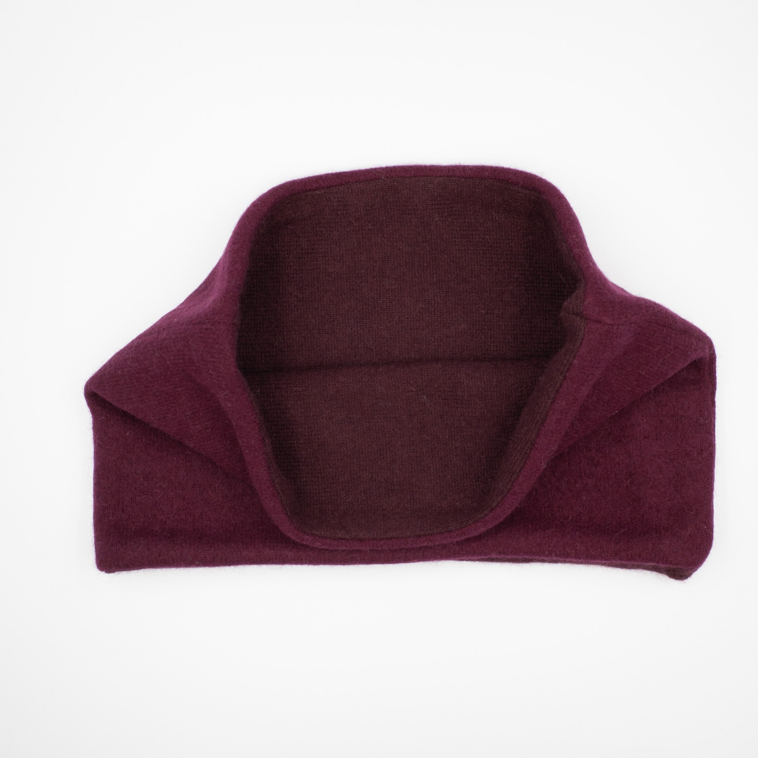 Men’s Two Tone Burgundy Neck Warmer