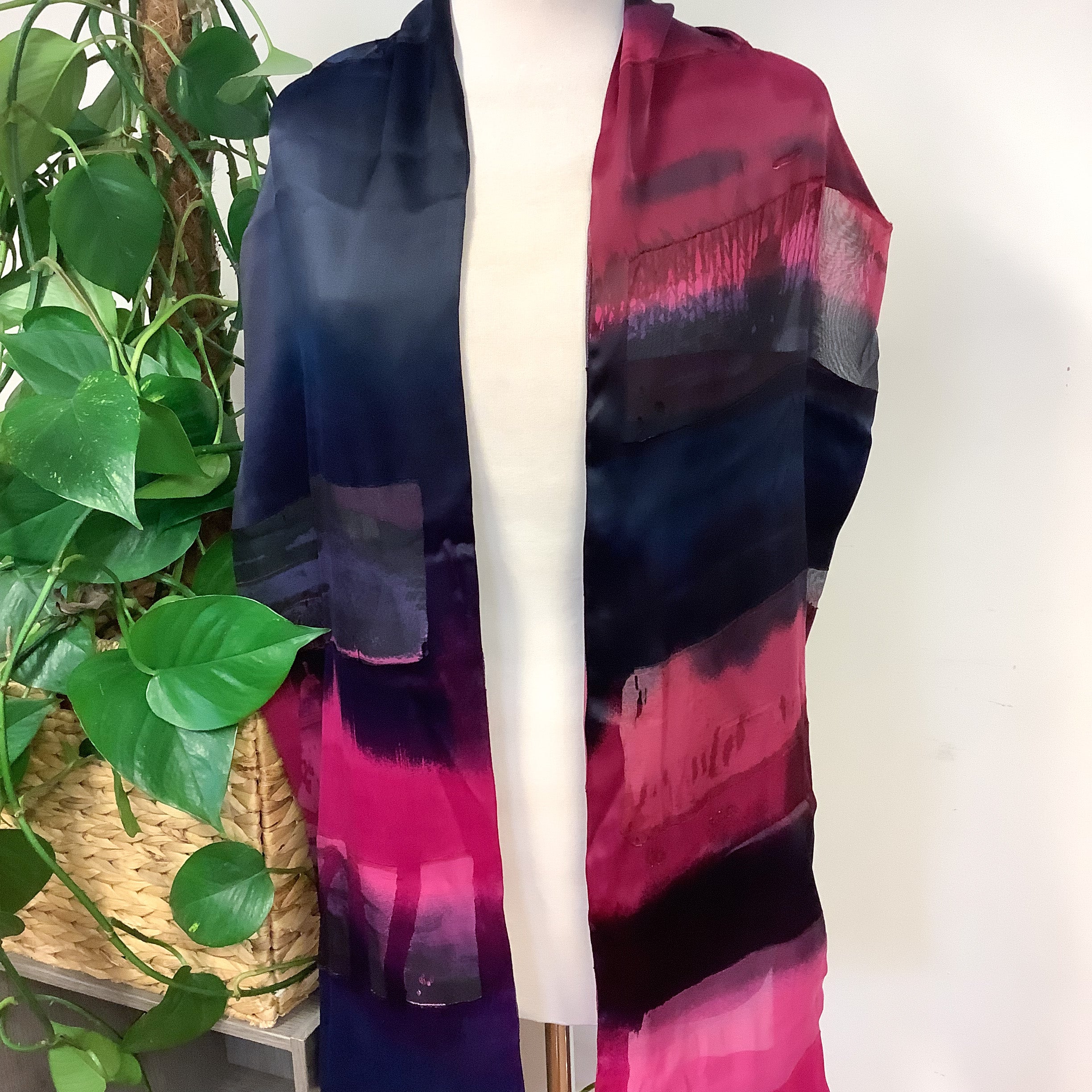 Beckford Double Layered Silk Scarf