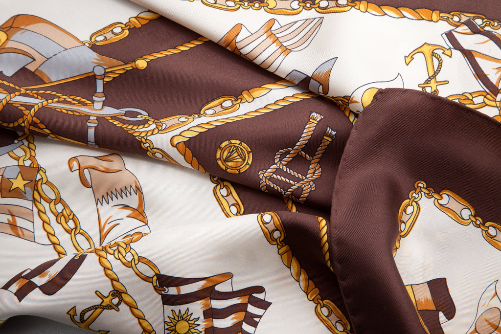 Brand New Italian Flag Design Silk Scarf