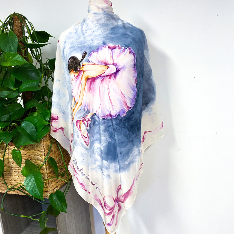 Moschino Designer Crêpe Silk Scarf