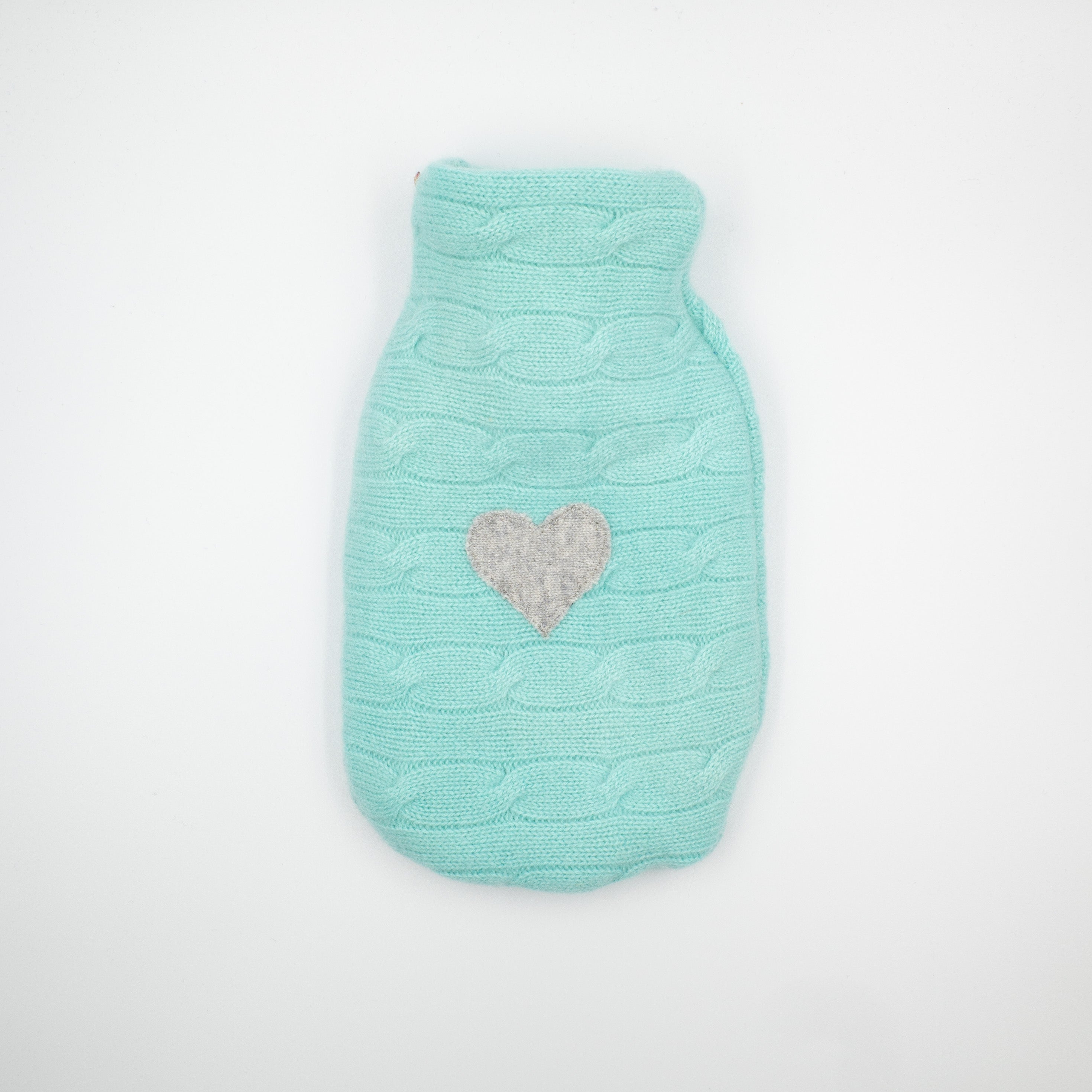 Estuary Green Cashmere Small Hot Water Bottle