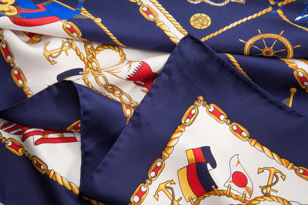 Brand New Italian Flag Design Silk Scarf
