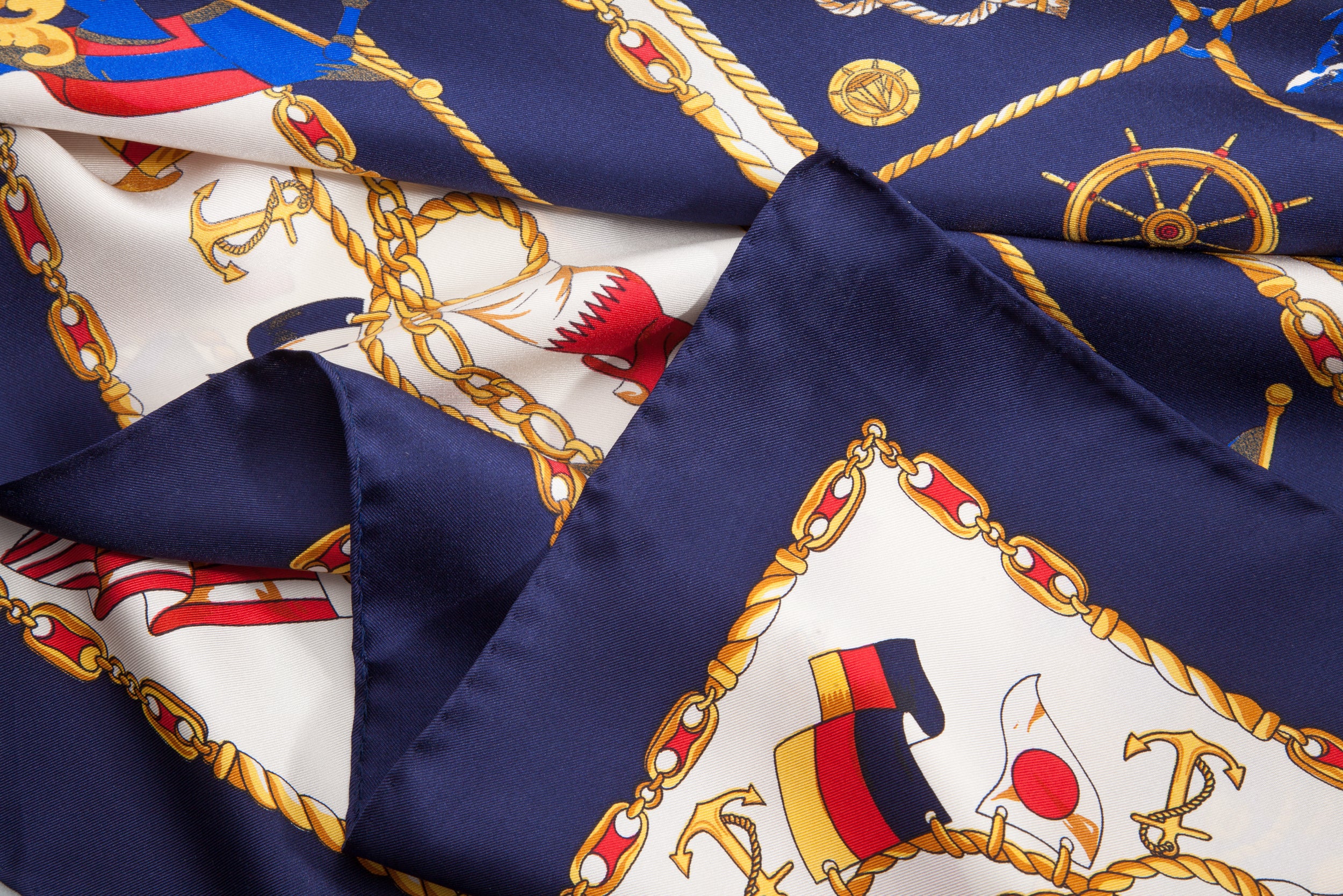 Brand New Italian Flag Design Silk Scarf