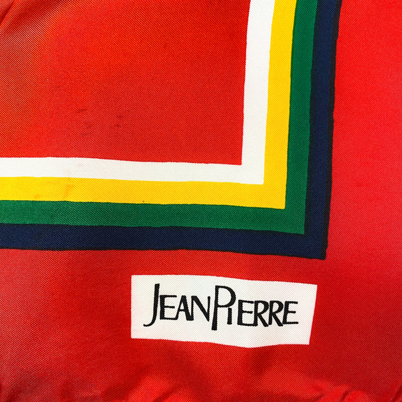1970s Jean Pierre Vintage Silk Scarf