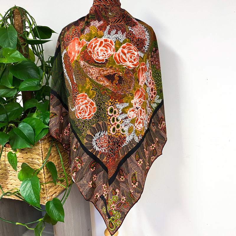 Unworn Christian Dior Vintage Silk Scarf