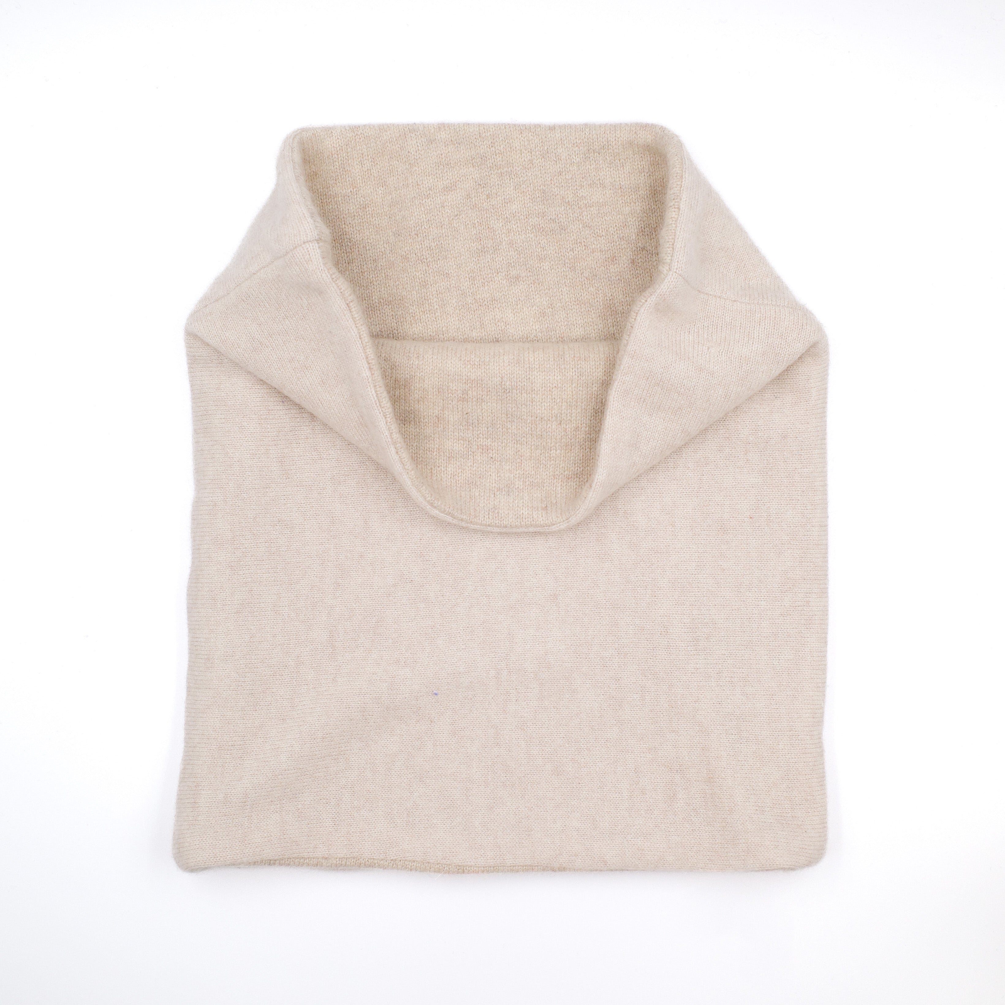 Men’s Two Shade Oatmeal Luxury Double Layered Snood