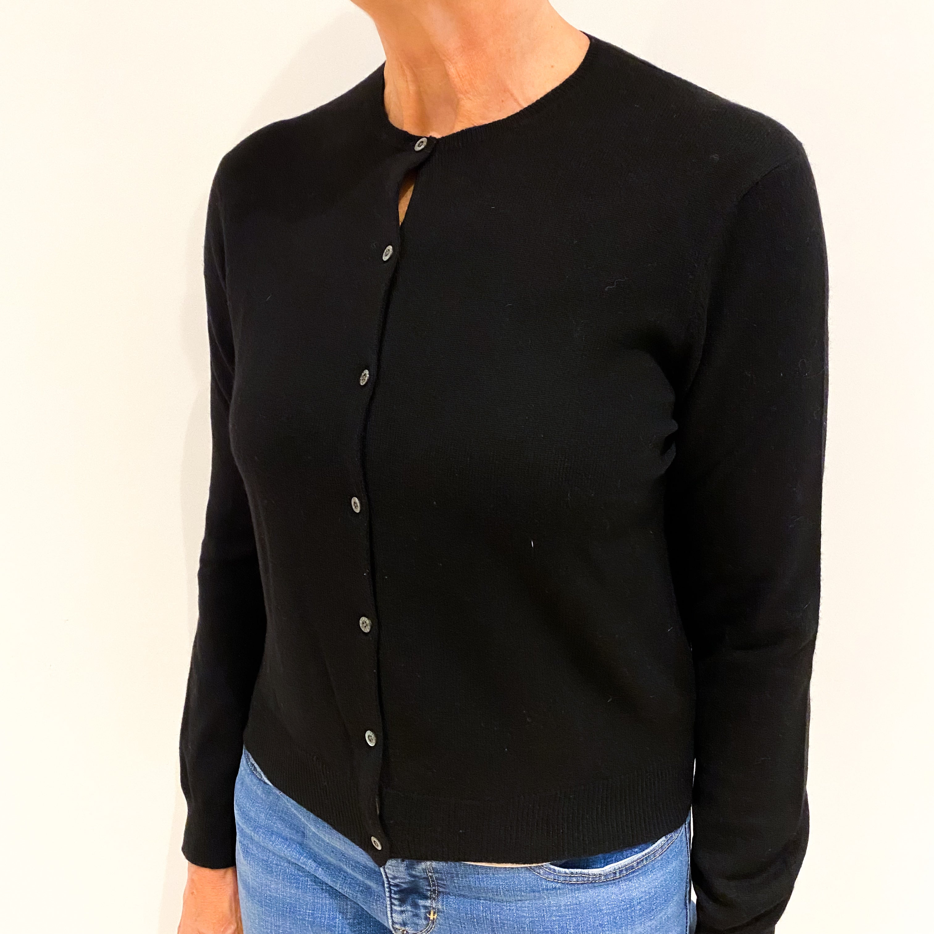 Ralph Lauren Cashmere Crew Neck Cardigan Medium