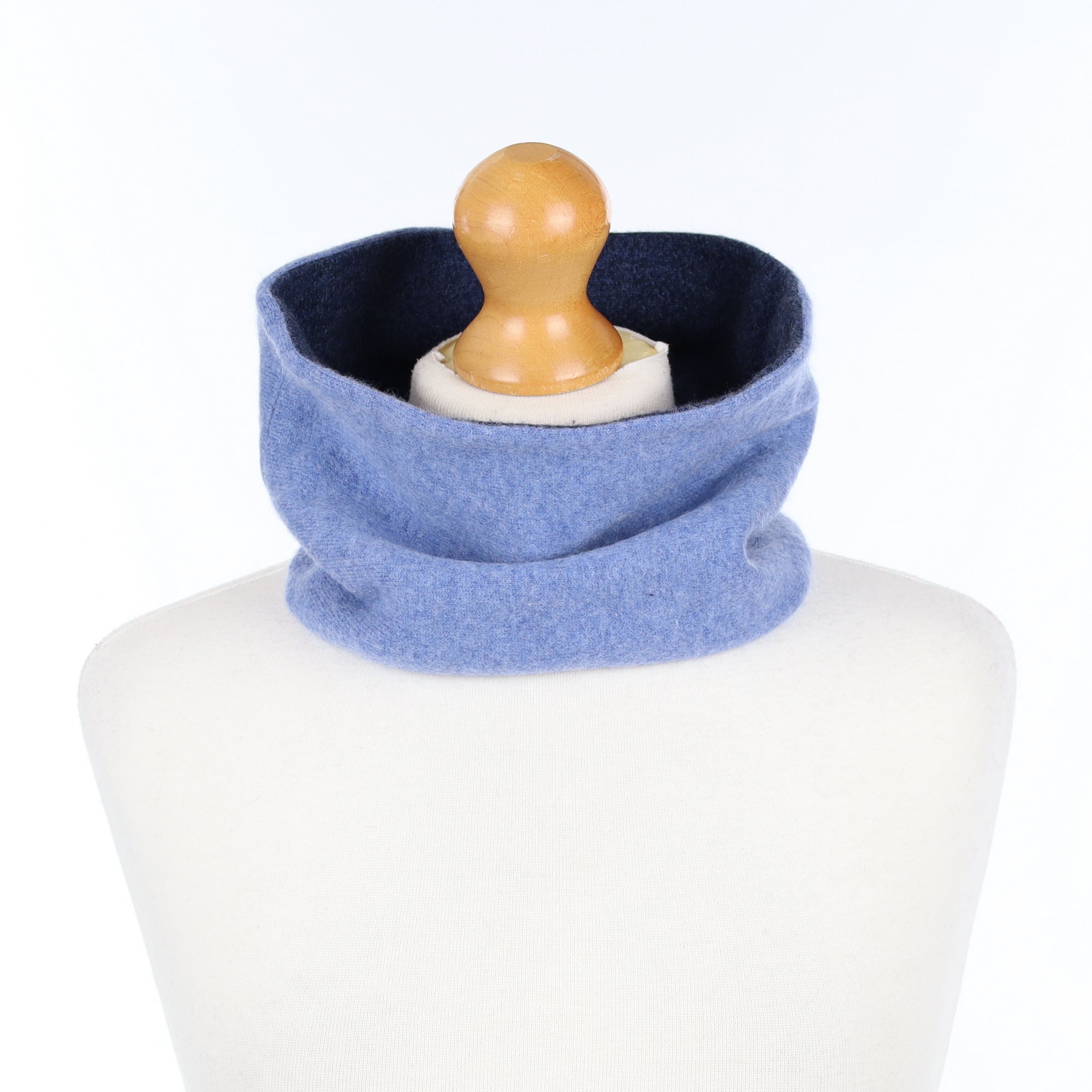Denim and Navy Blue Marl Neck Warmer