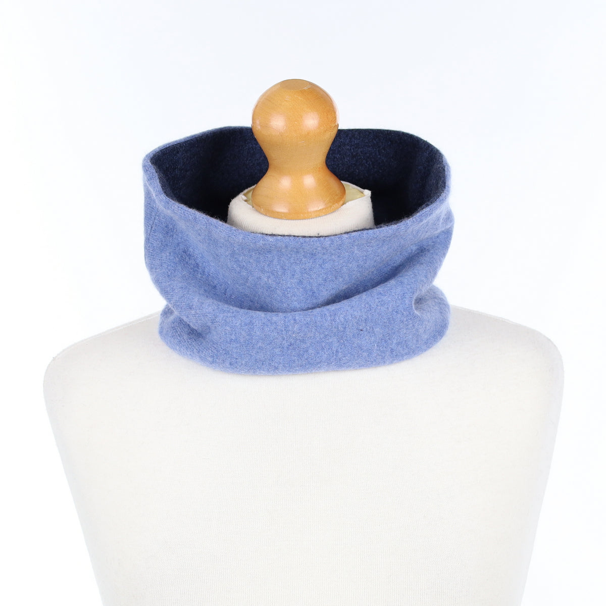 Denim and Navy Blue Marl Neck Warmer