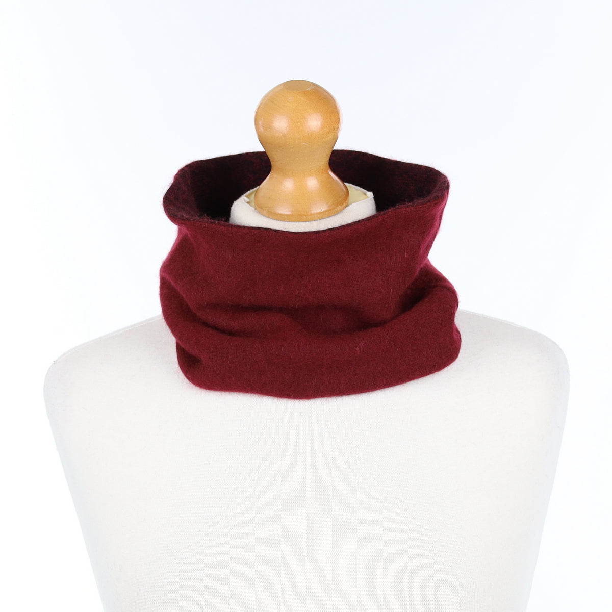 Burgundy and Mulberry Marl Neck Warmer
