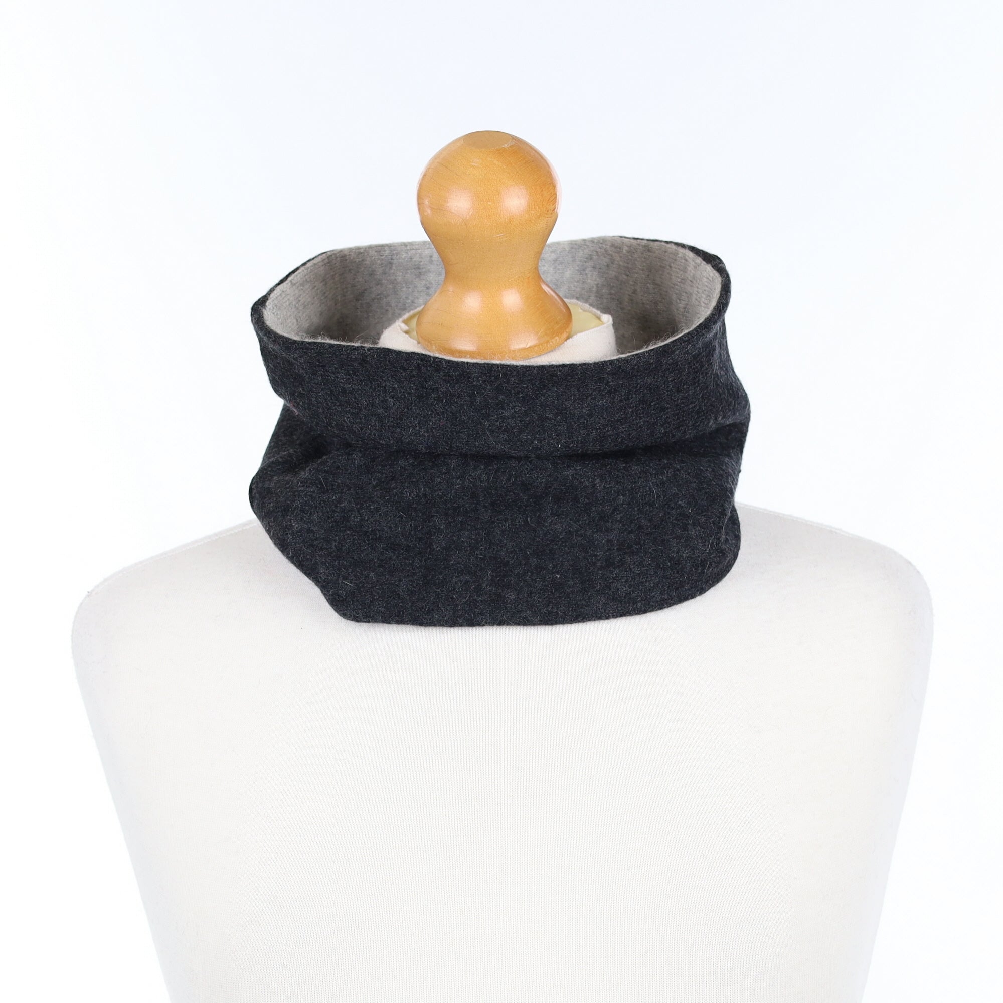 Men’s Smoke and Charcoal Grey Neck Warmer