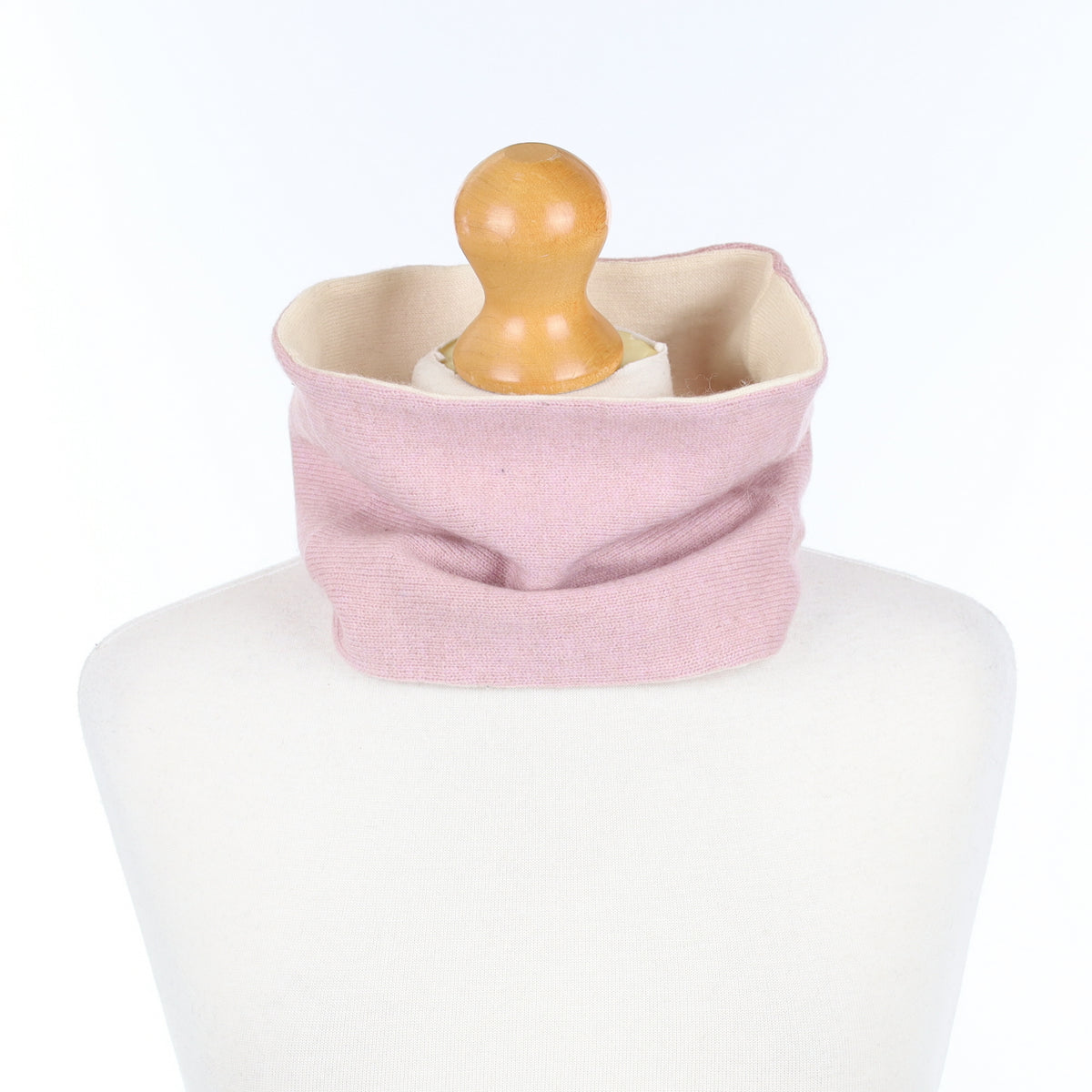 Muted Heather and Cream Neck Warmer