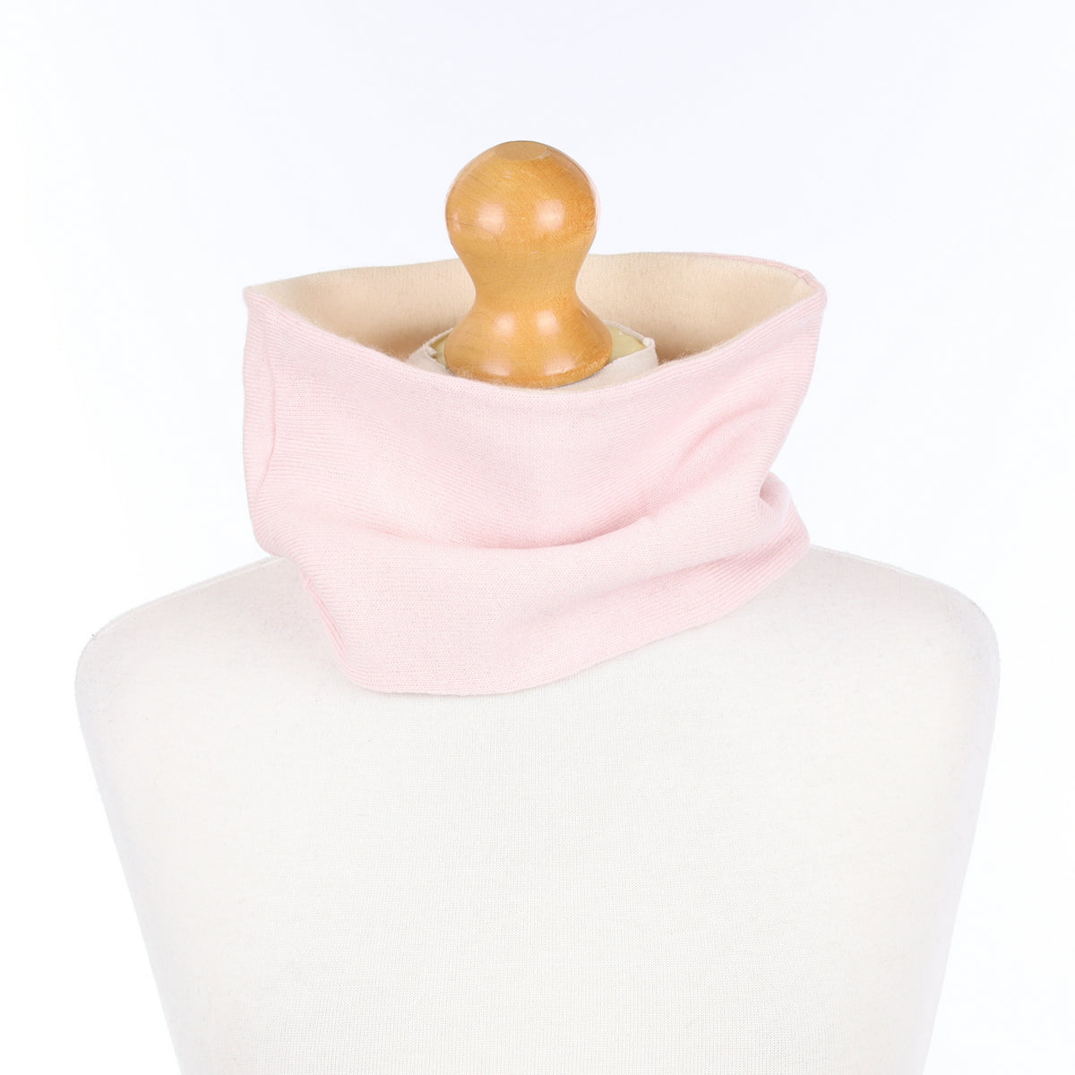 Ice Pink and Cream Neck Warmer