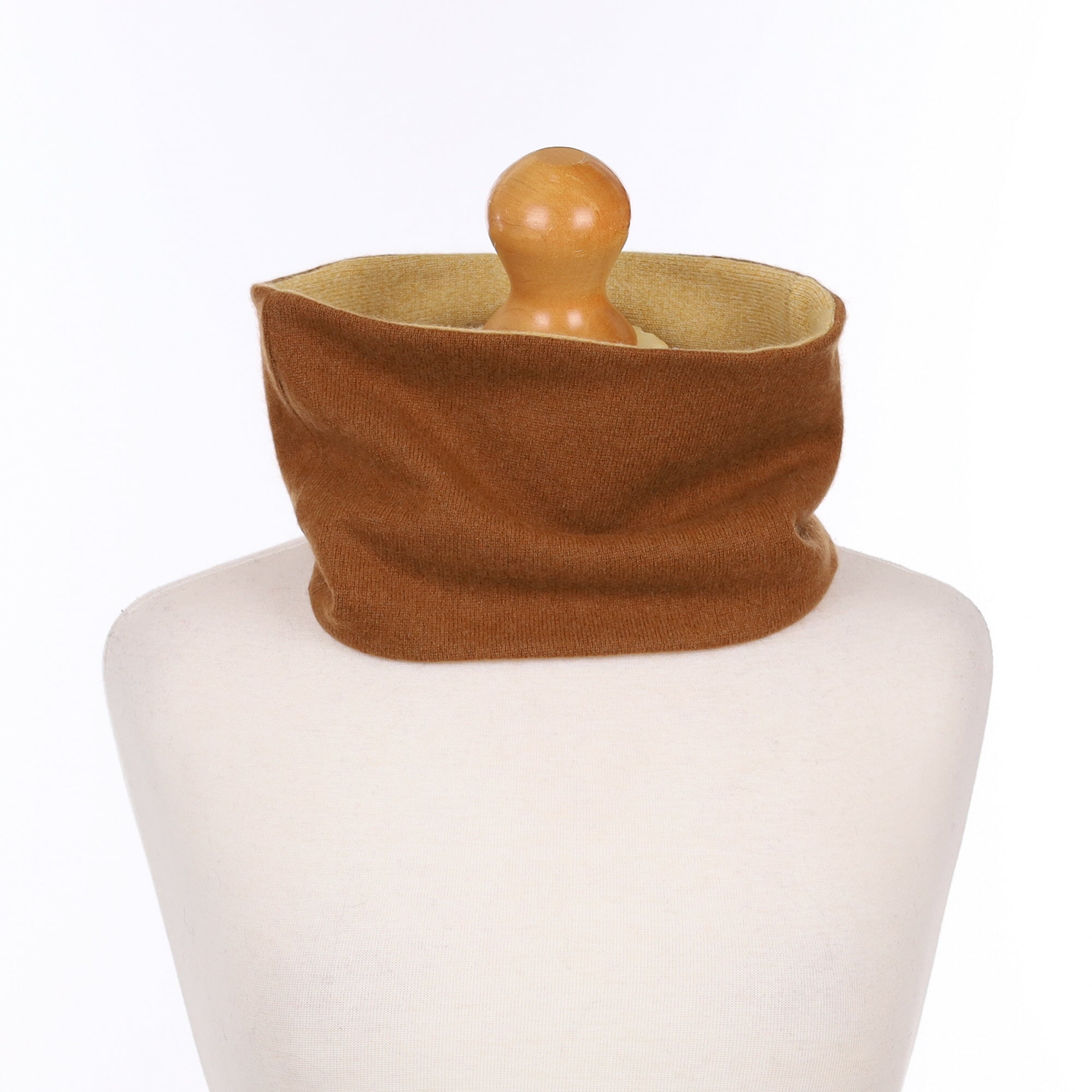 Chestnut and Sand Neck Warmer
