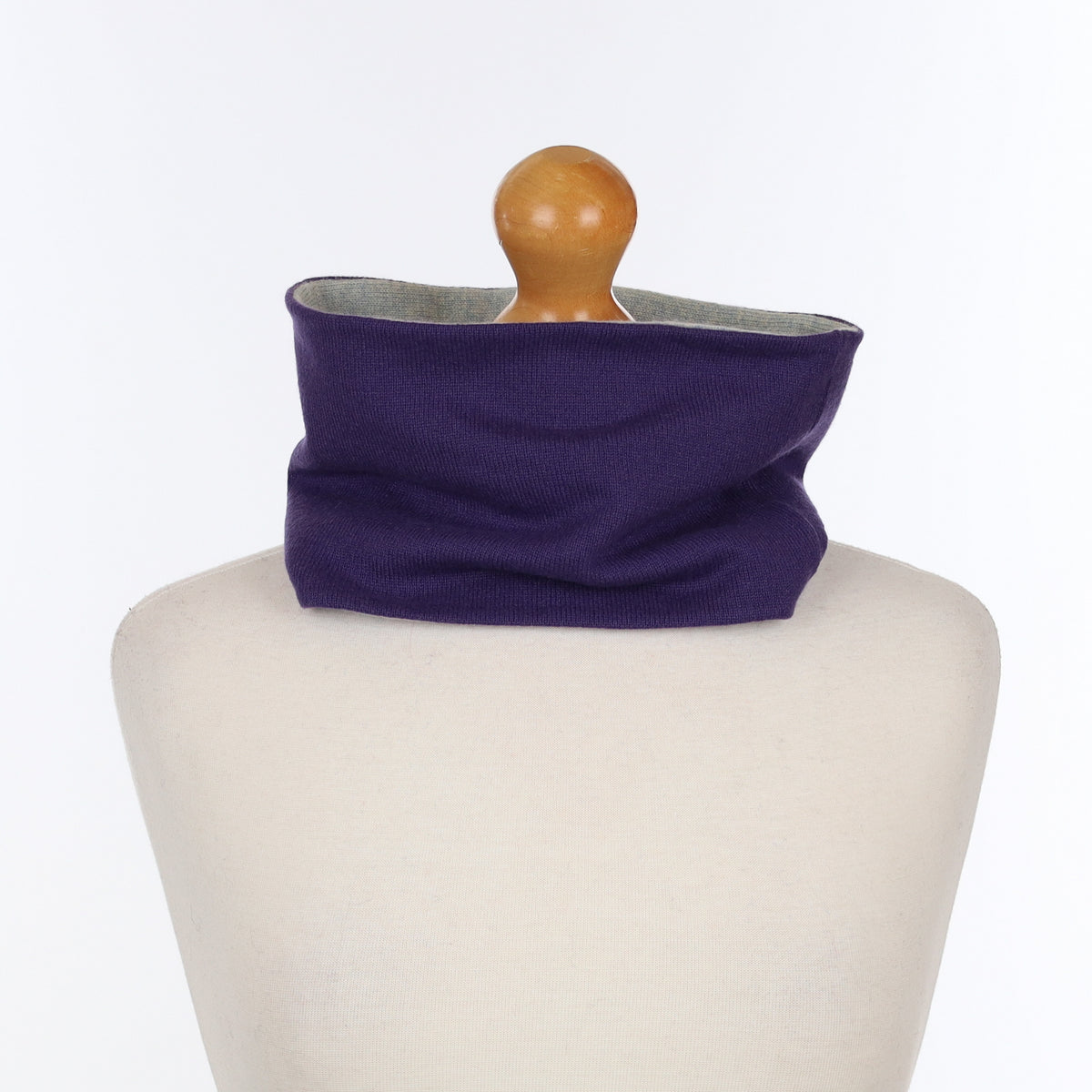 Deep Iris Purple and Blue Neck Warmer