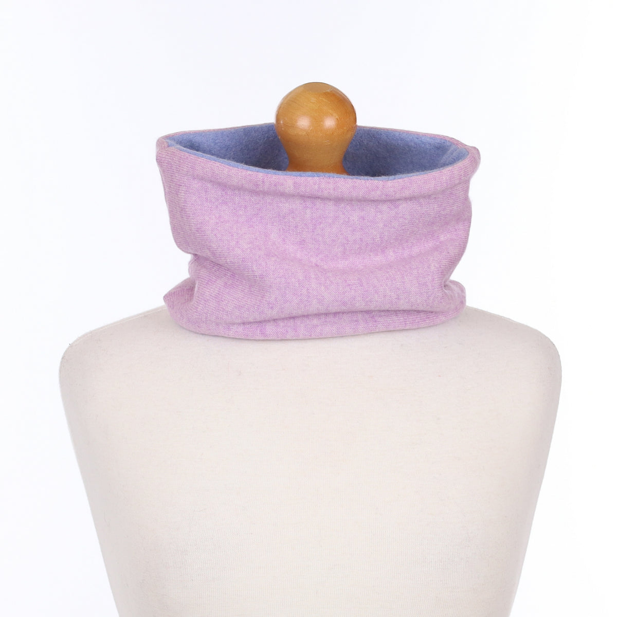 Lavender Purple and Blue Neck Warmer