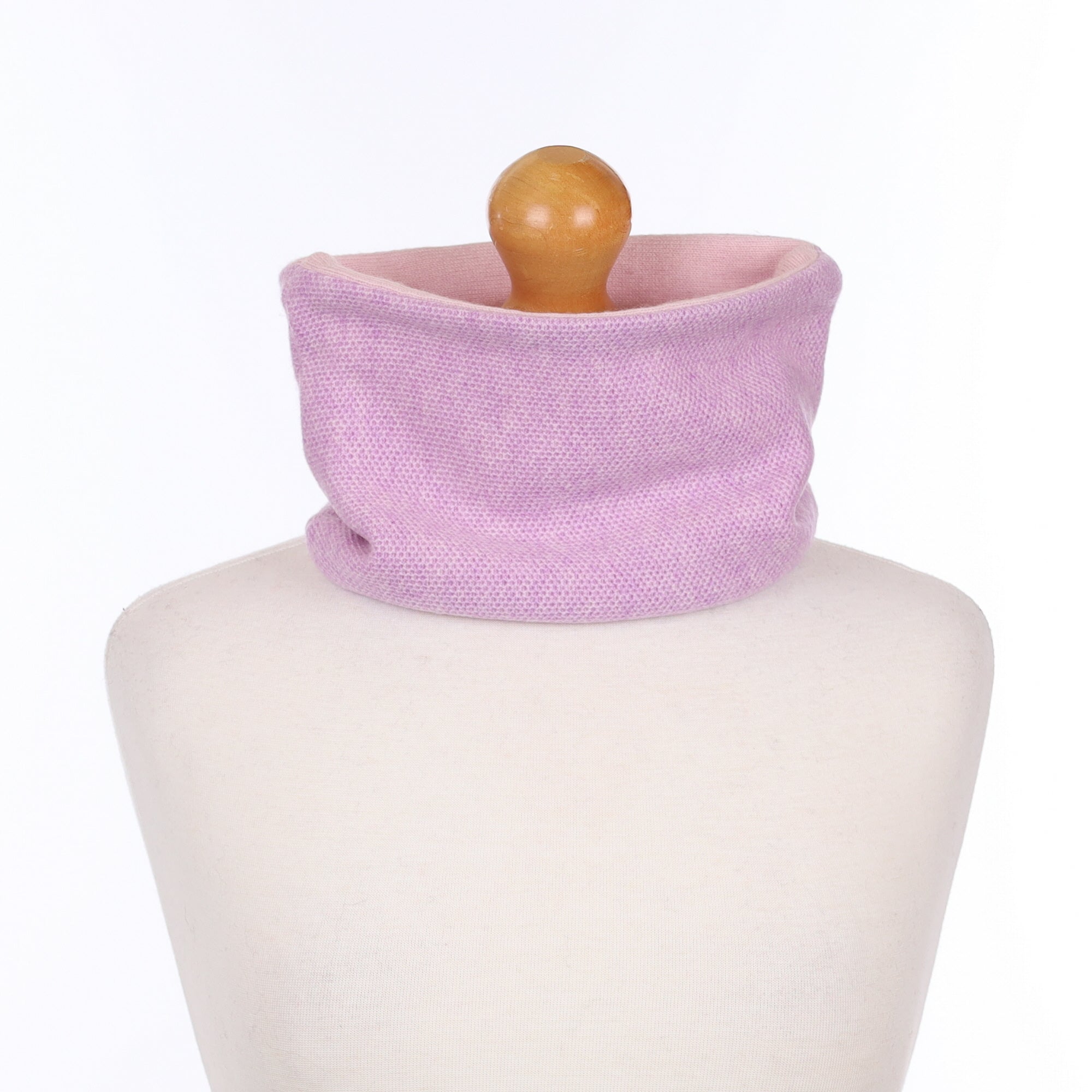 Lilac and Ice Pink Neck Warmer