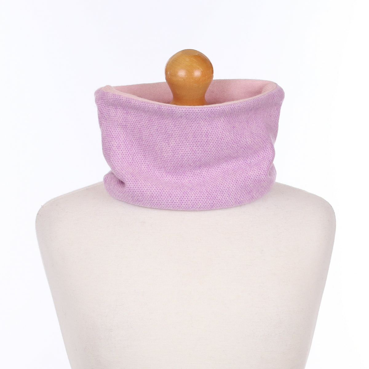 Lilac and Ice Pink Neck Warmer