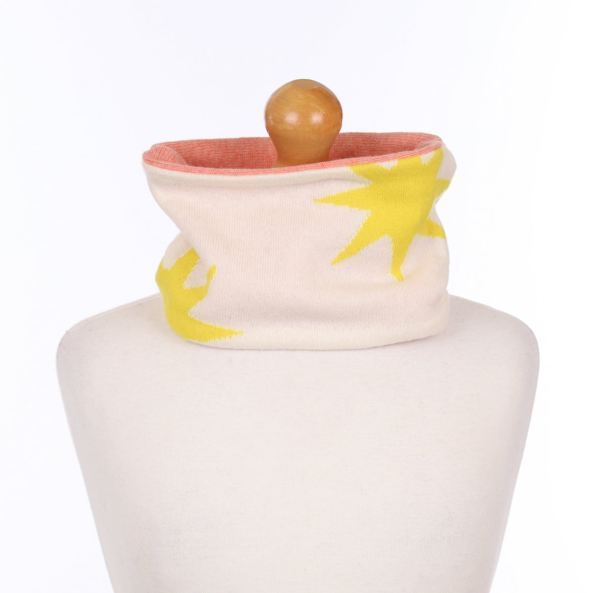 Yellow Star and Orange Soda Neck Warmer