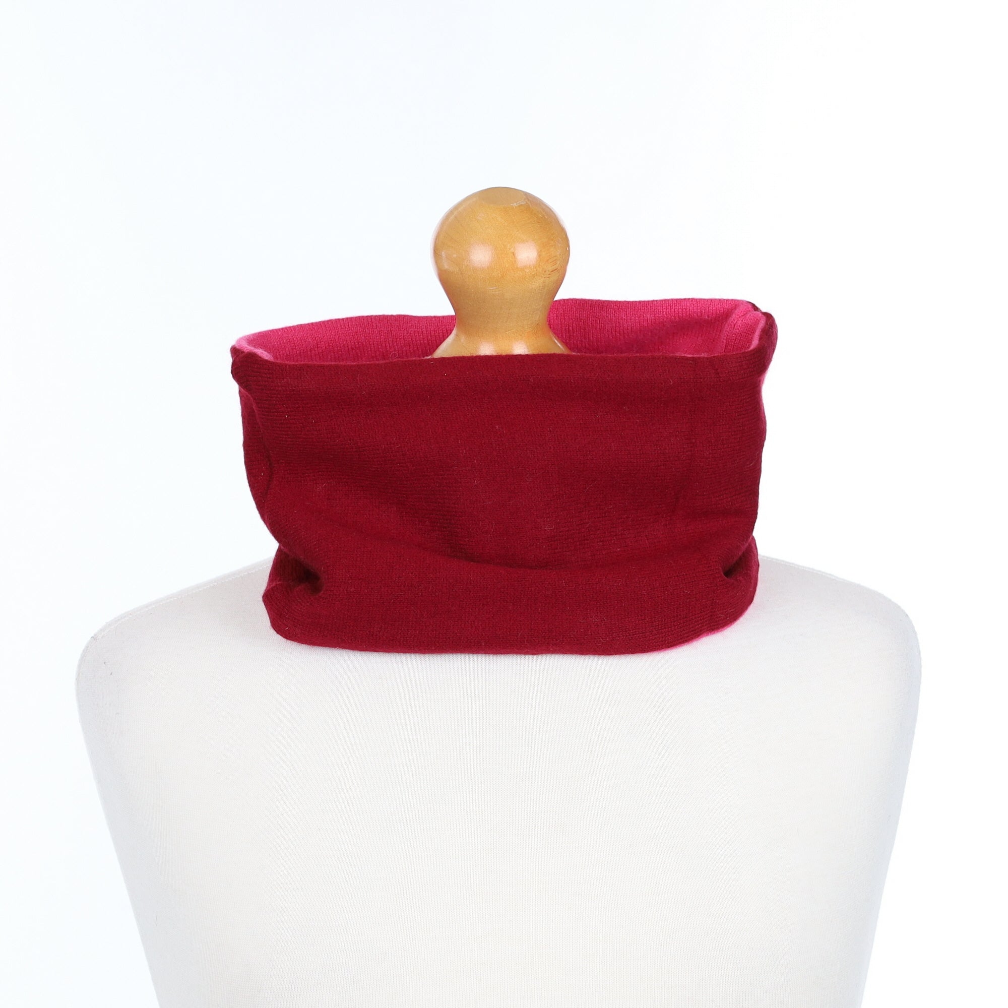 Red and Hot Pink Neck Warmer