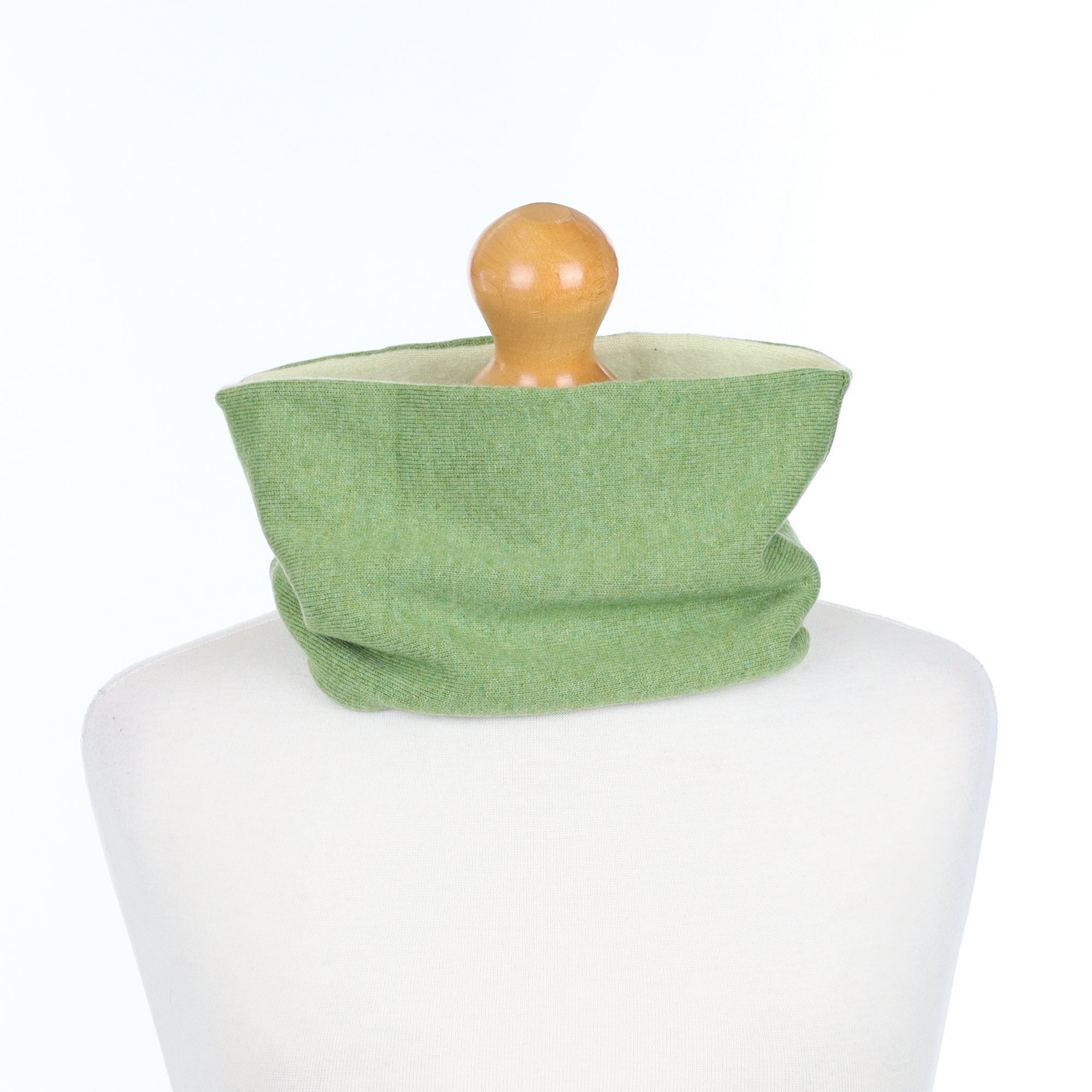 Celery and Moss Green Neck Warmer