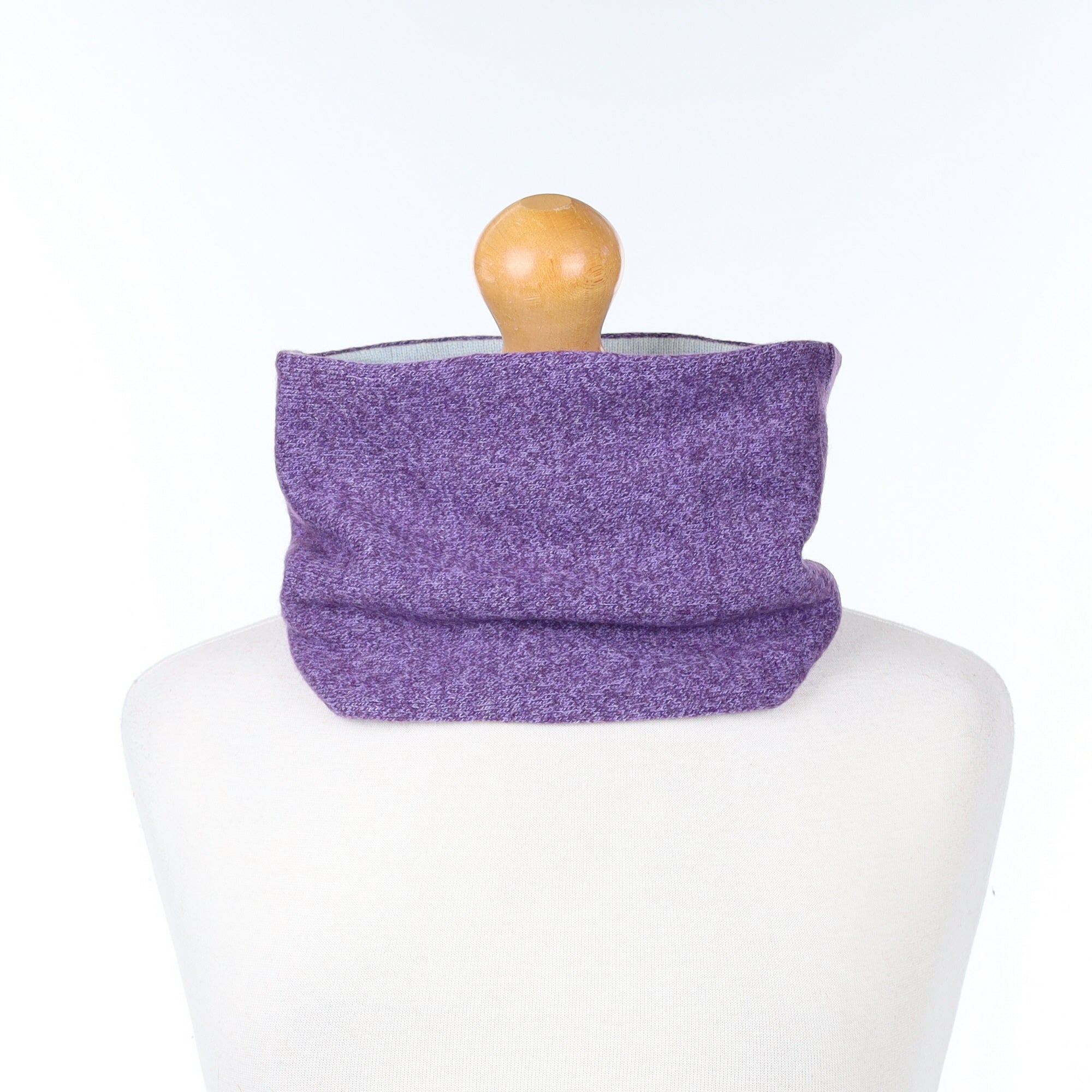 Amethyst Marl and Ice Blue Neck Warmer