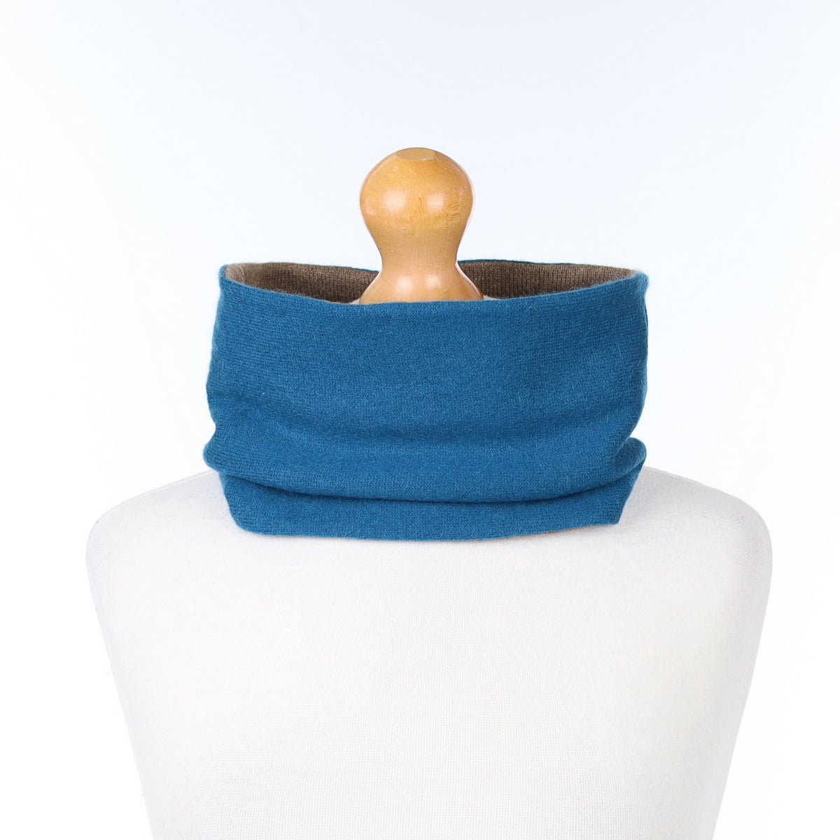 Teal and Mocha Neck Warmer