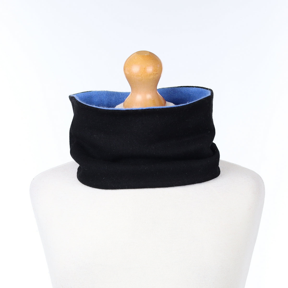 Black and Tanzanite Neck Warmer