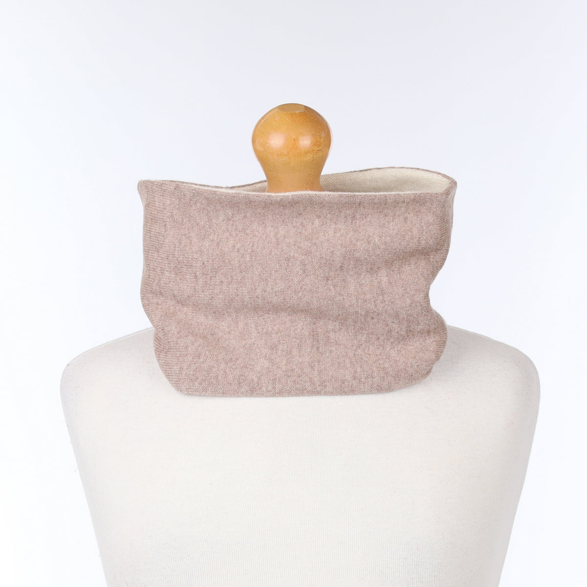 Men’s Mink and Ivory Neck Warmer
