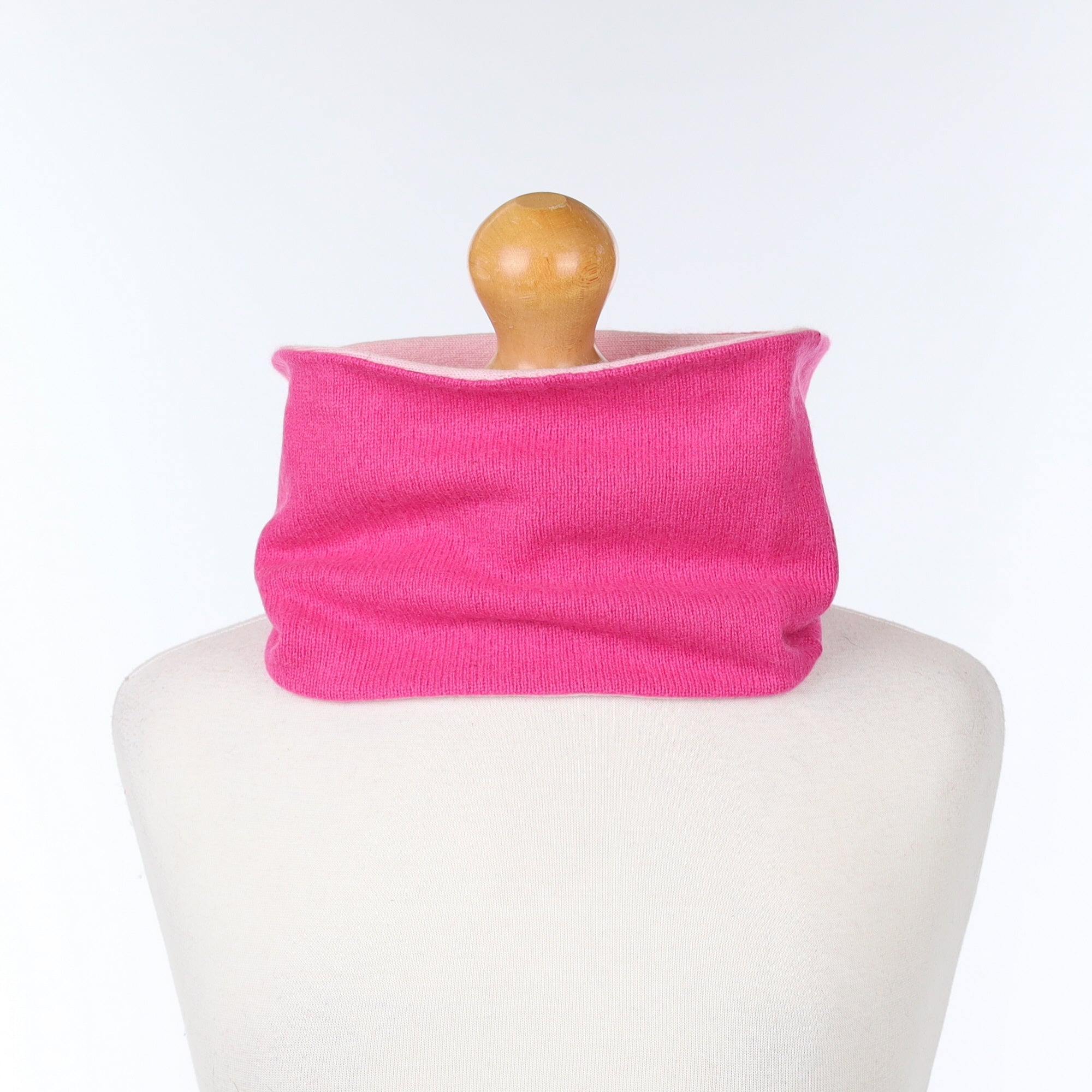 Hot Pink and Ice Pink Neck Warmer