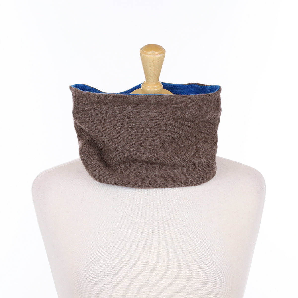 Donkey Brown and Blue Neck Warmer