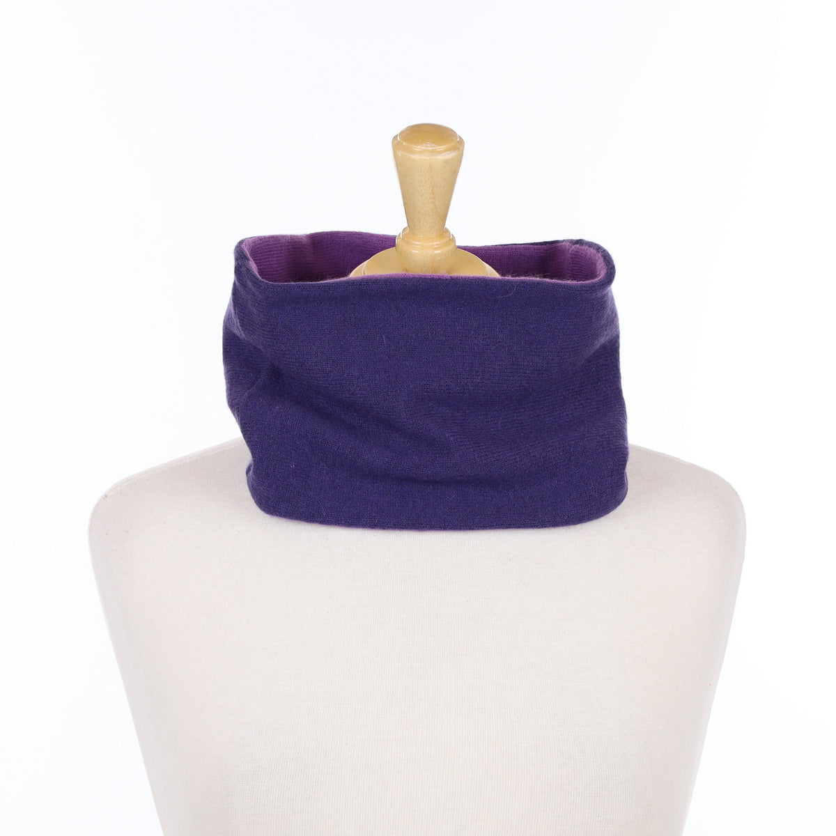 Deep and Wisteria Purple Neck Warmer