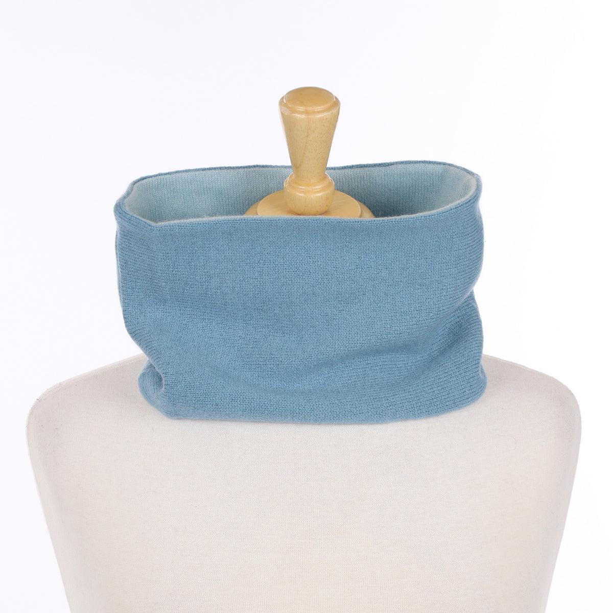 Men’s Duck Egg and Pale Blue Neck Warmer