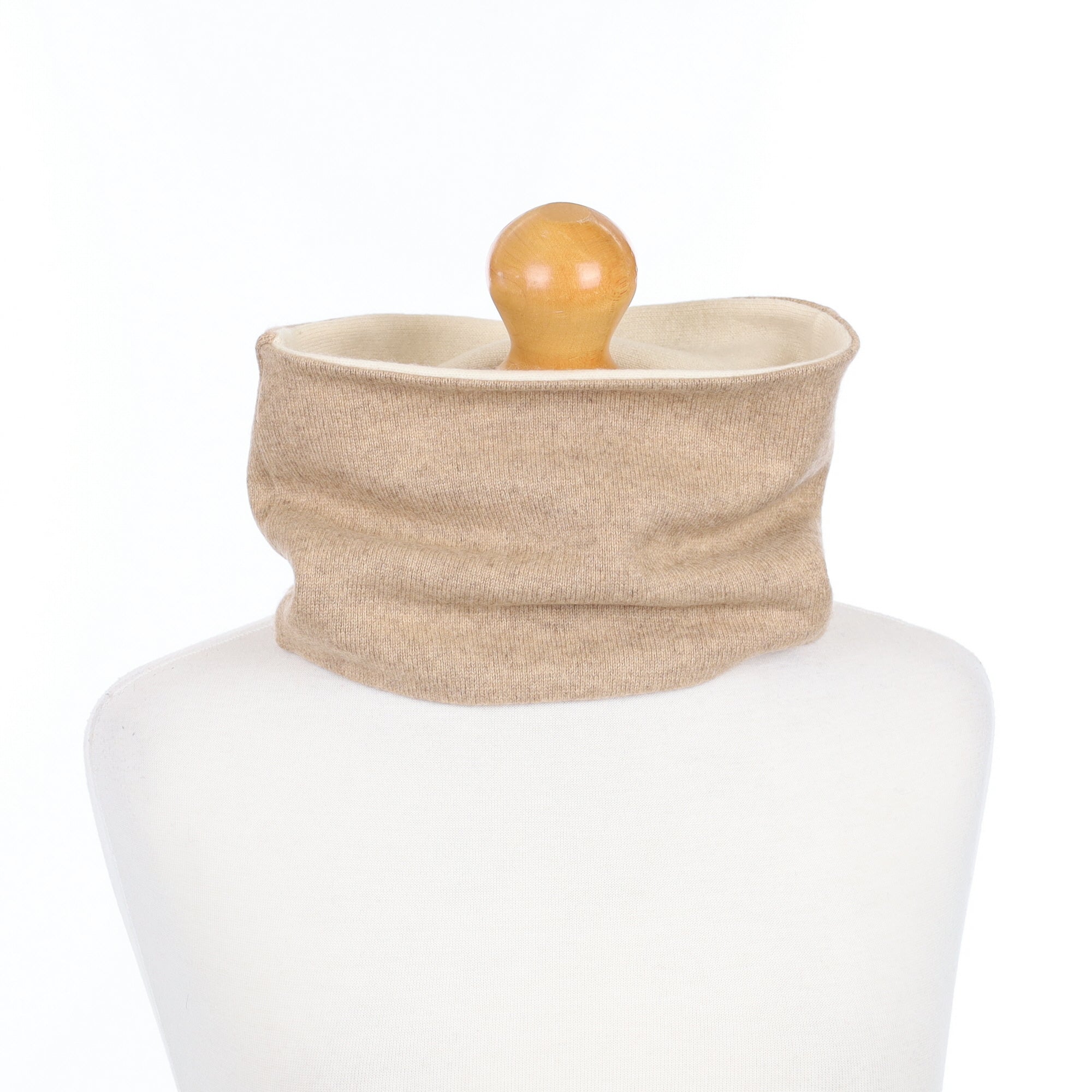 Cream and Honey Taupe Neck Warmer