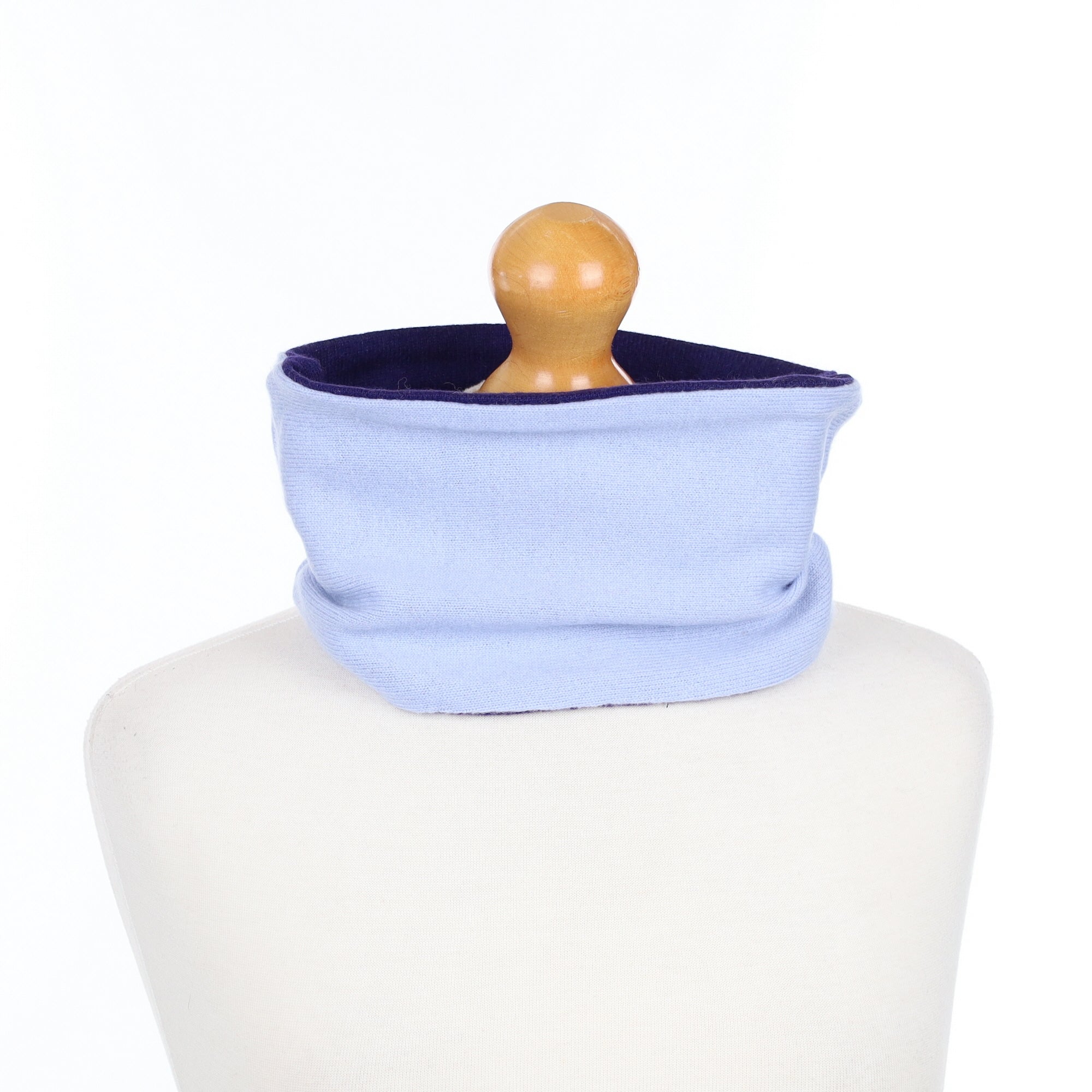 Men’s Pale Purple and Indigo Neck Warmer