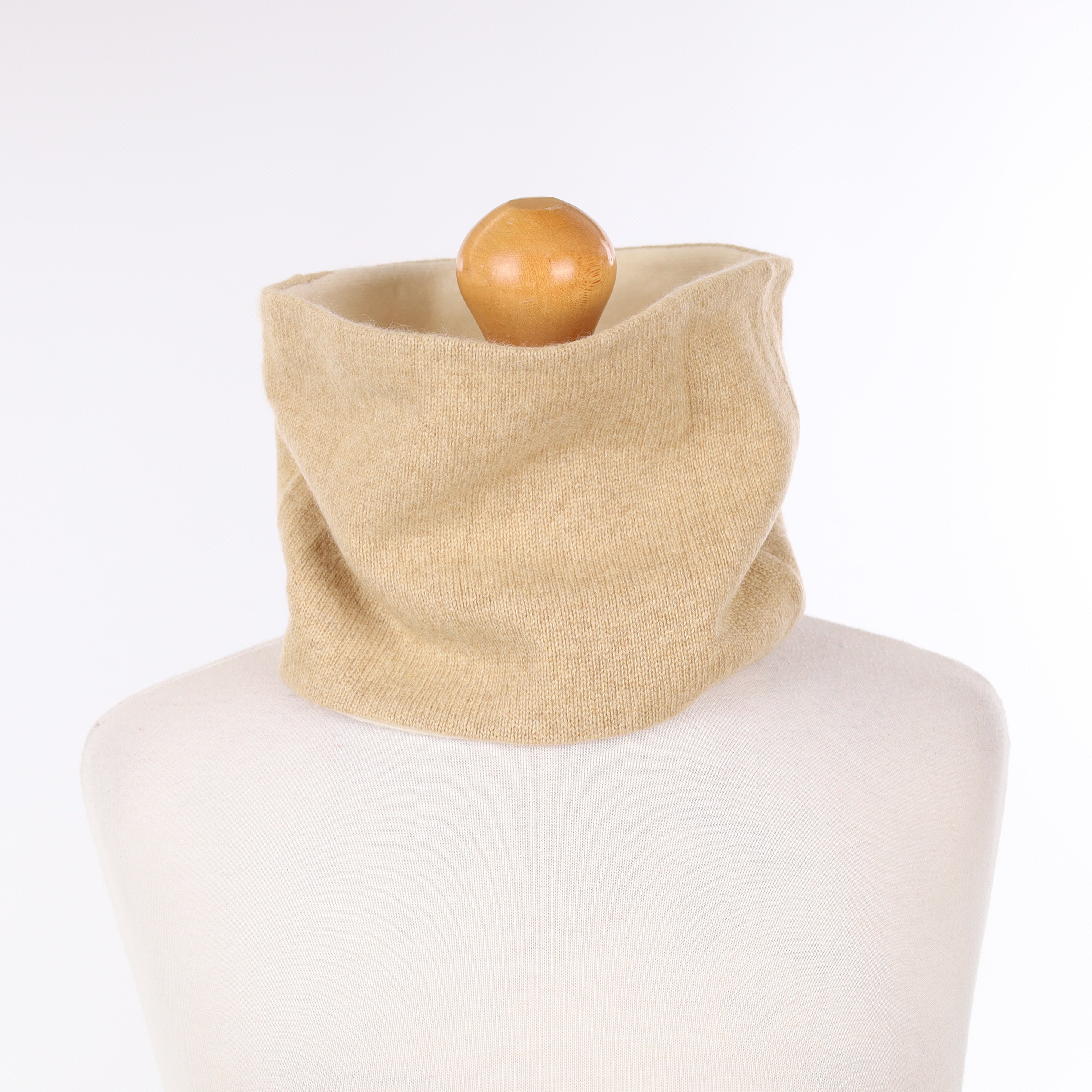 Warm Cream and Honey Beige Neck Warmer