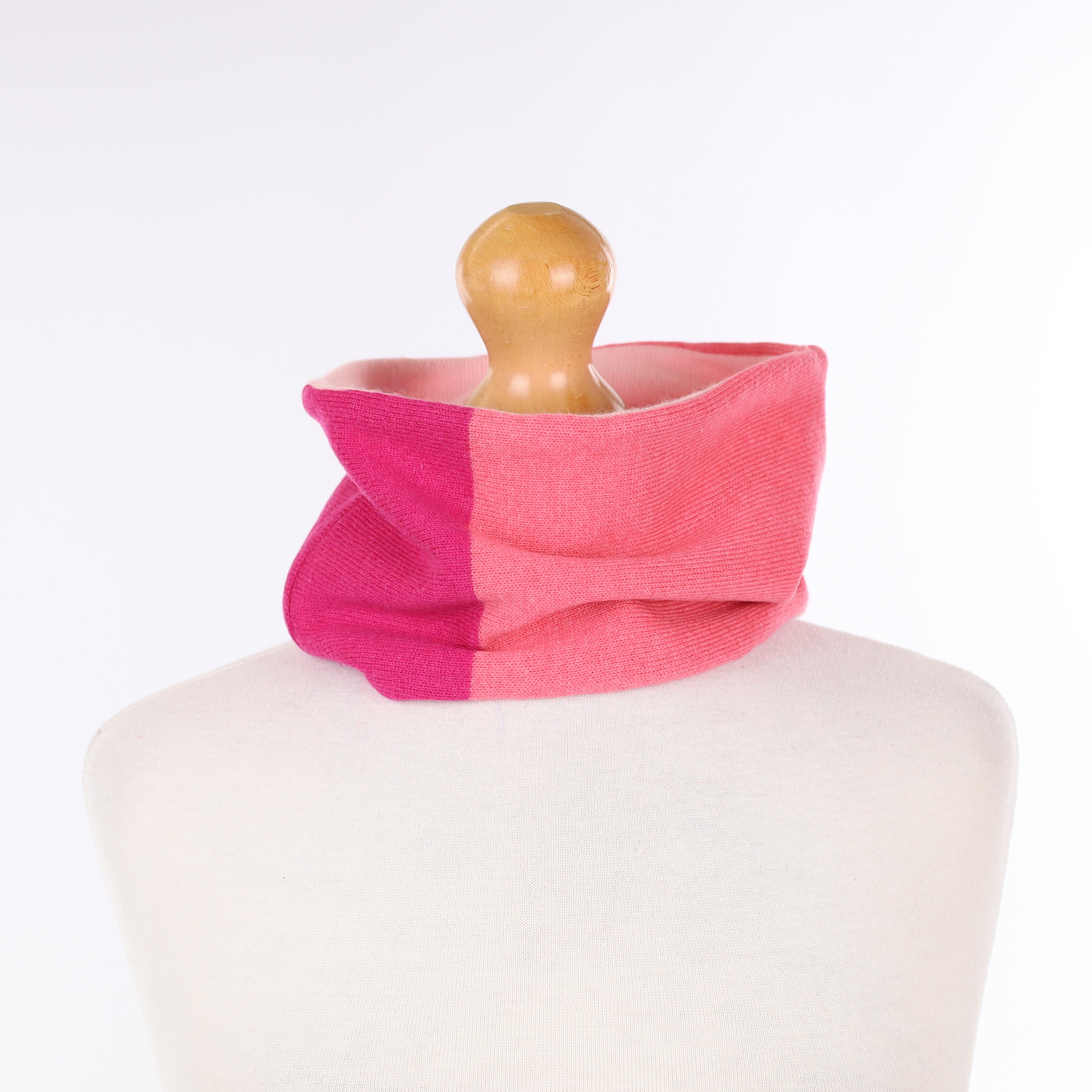 Magenta Purple and Pink Neck Warmer