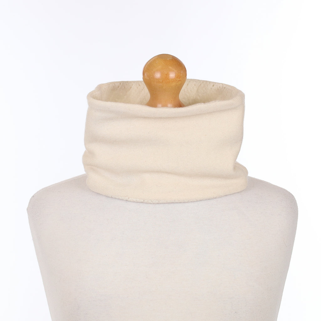 Cream Pinhole Detailed Neck Warmer