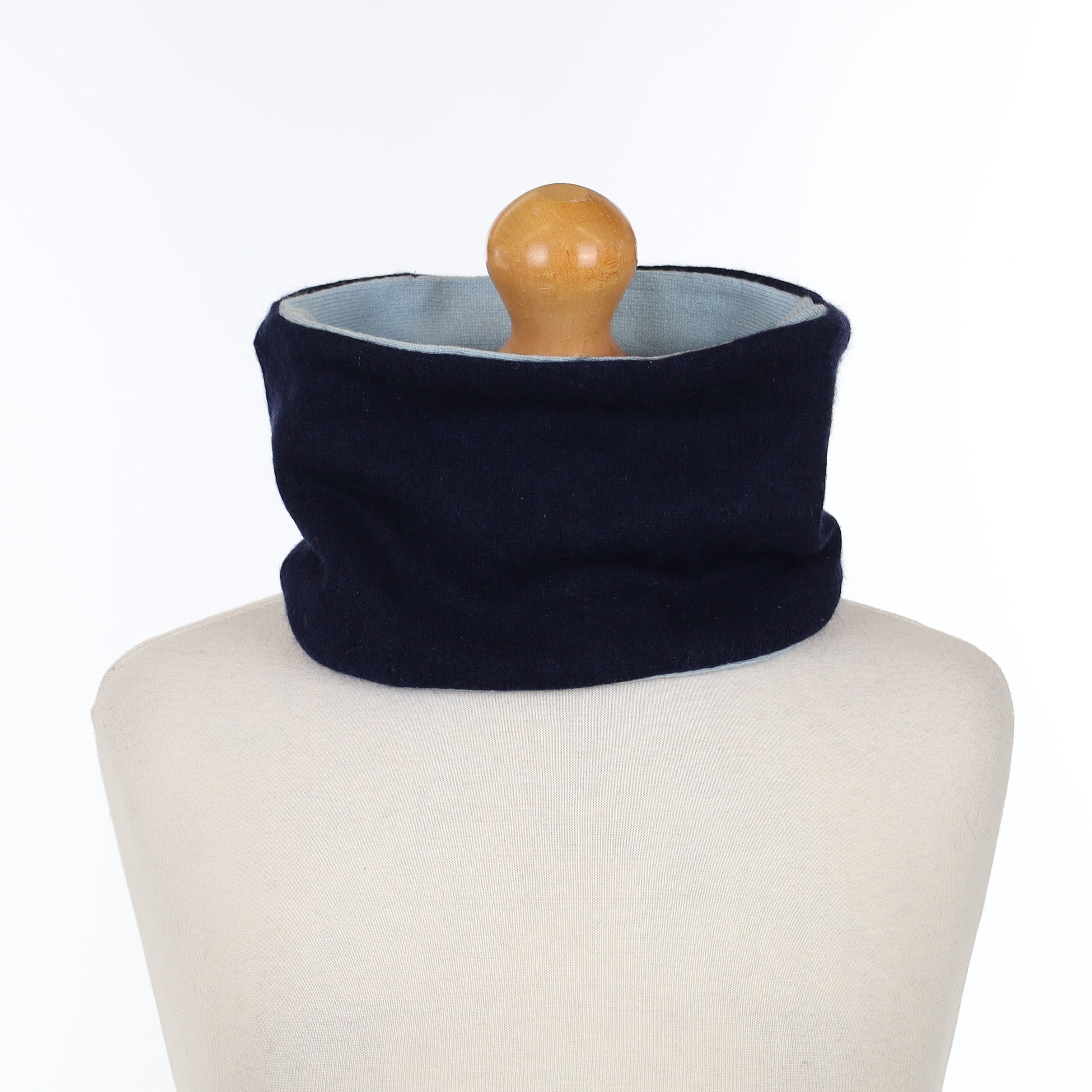 Men’s Navy and Sky Blue Neck Warmer