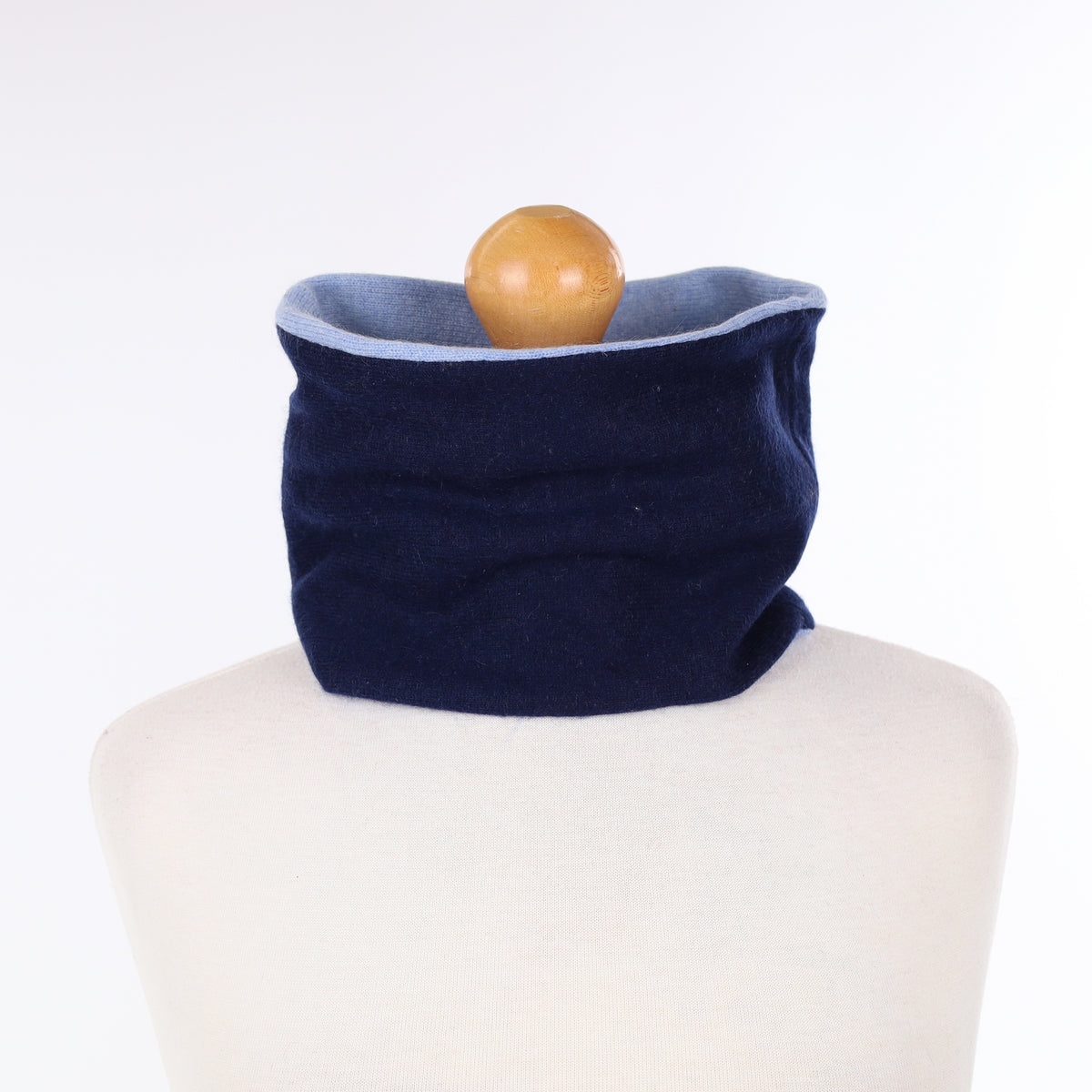 Navy and Sky Blue Neck Warmer