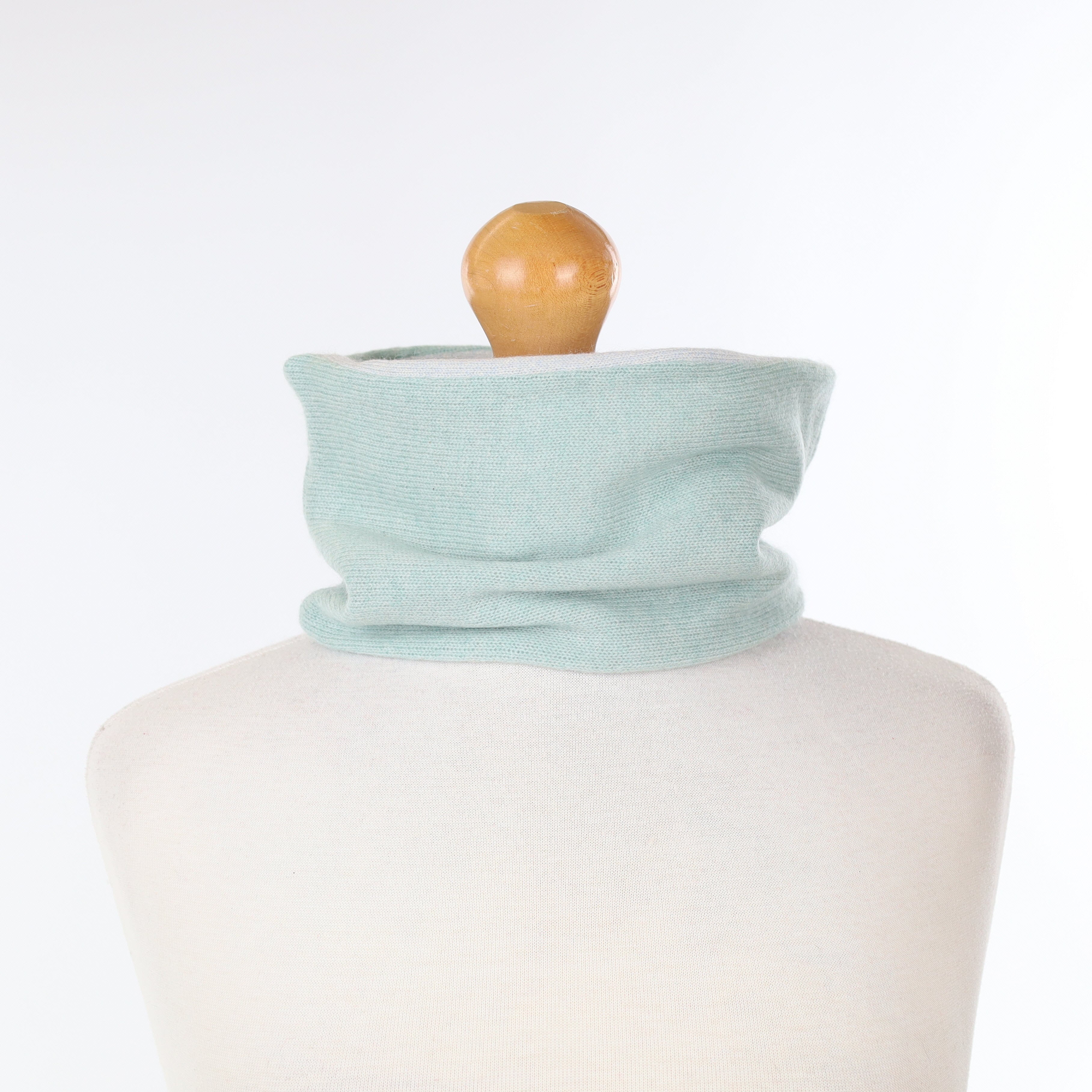 Mint Green and Sky Blue Neck Warmer