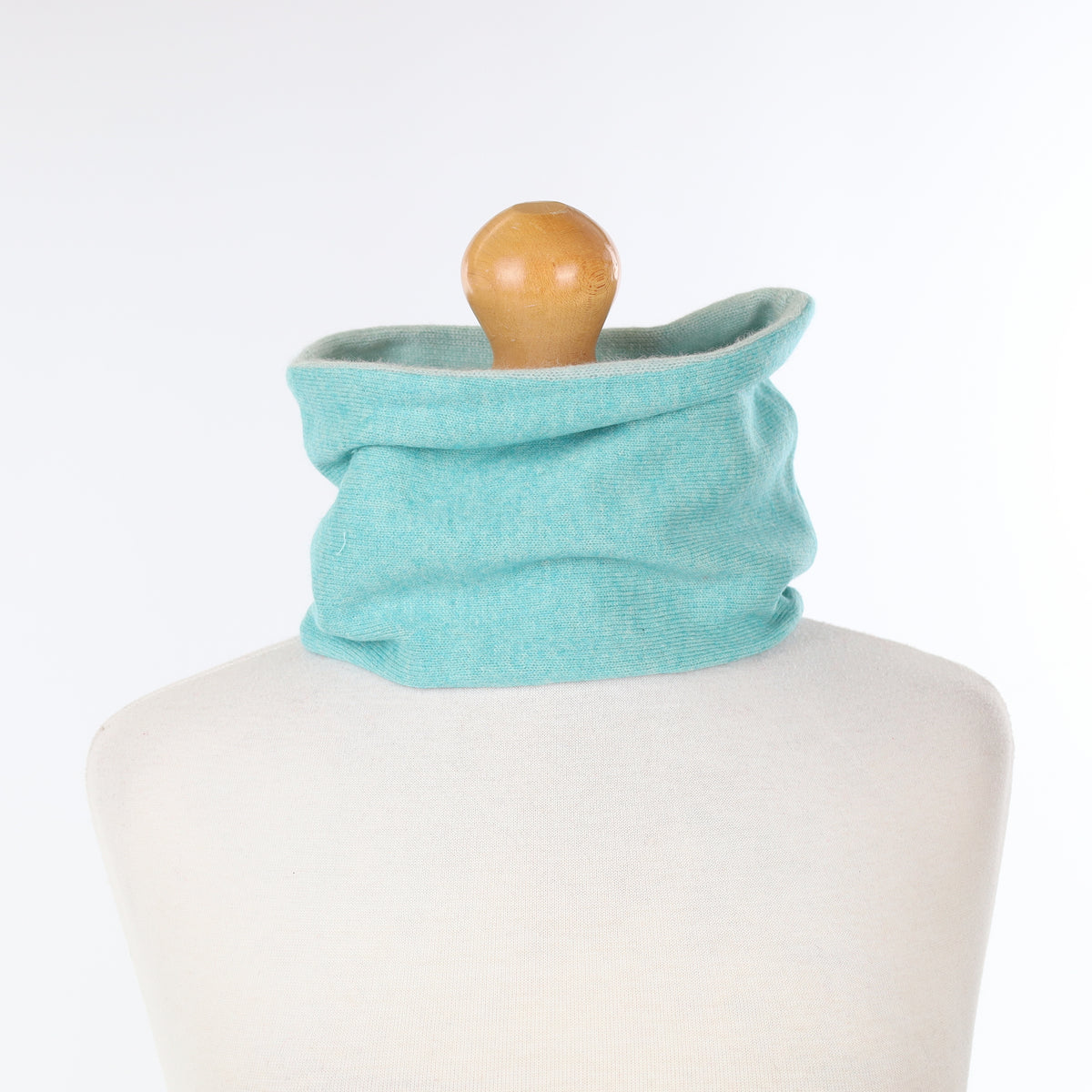Aquamarine and Mint Neck Warmer